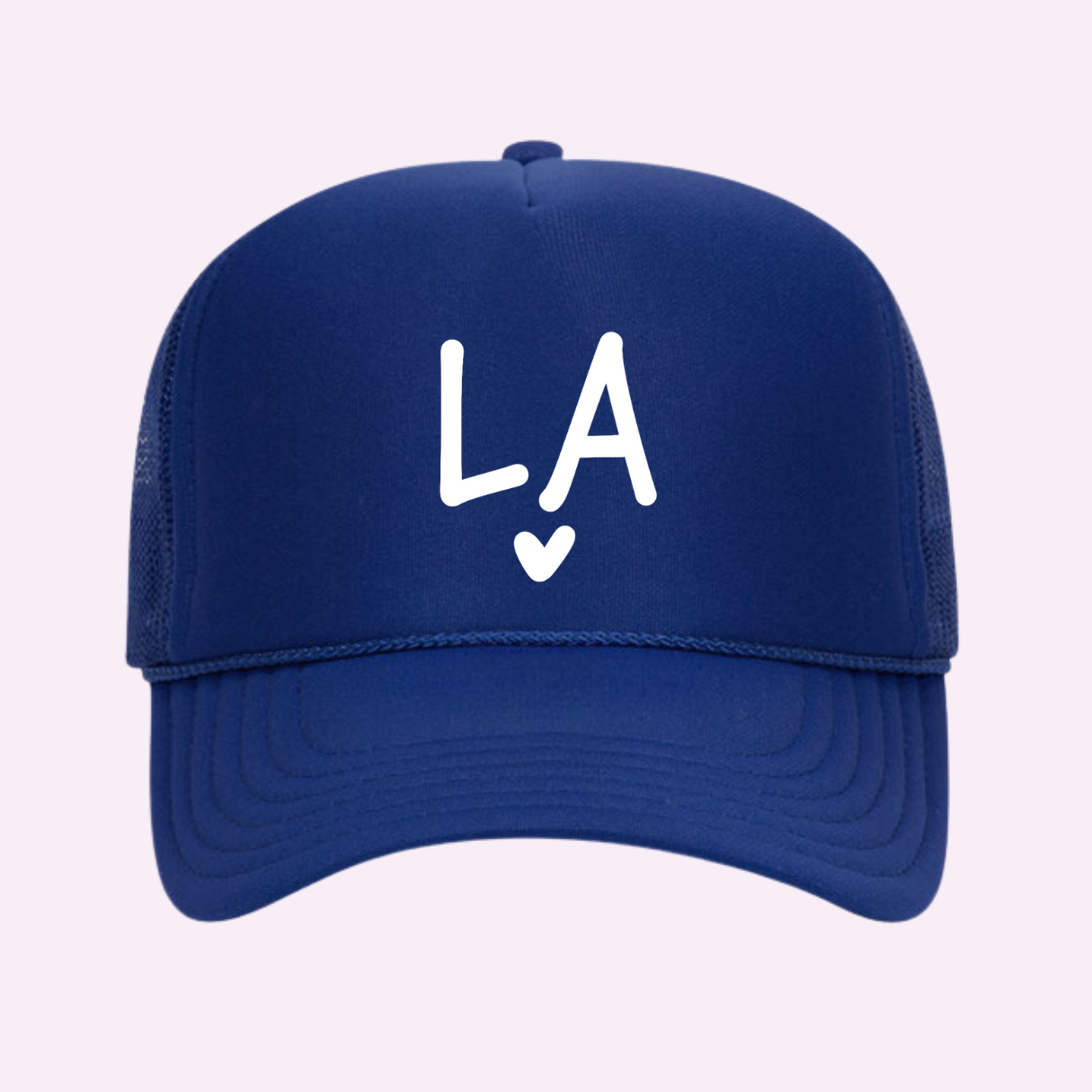 I Love La ♡ Printed Trucker Hat
