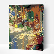 Beautiful House – Paint By Numbers Kit | Artwille | 14x18 Inch Canvas