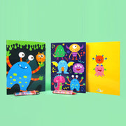 Monster Coloring Books With Crayons Party Favors - Set Of 6 Or 12