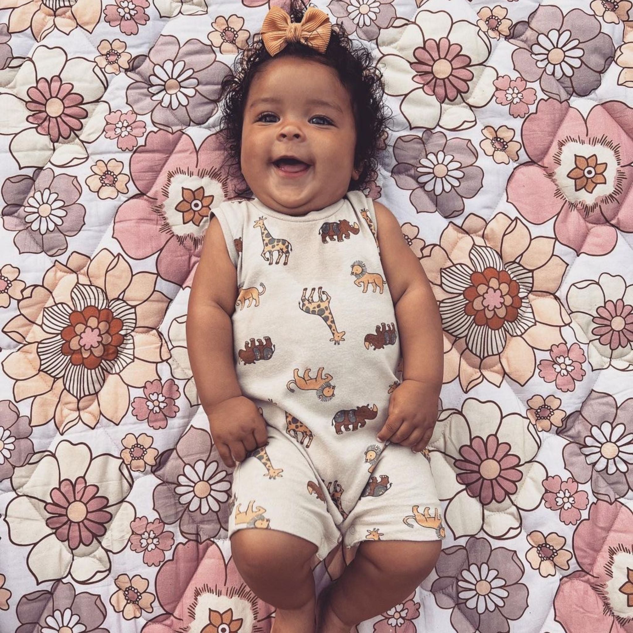 Toki Kids Blooms Picnic Blanket - Thumbnail 3