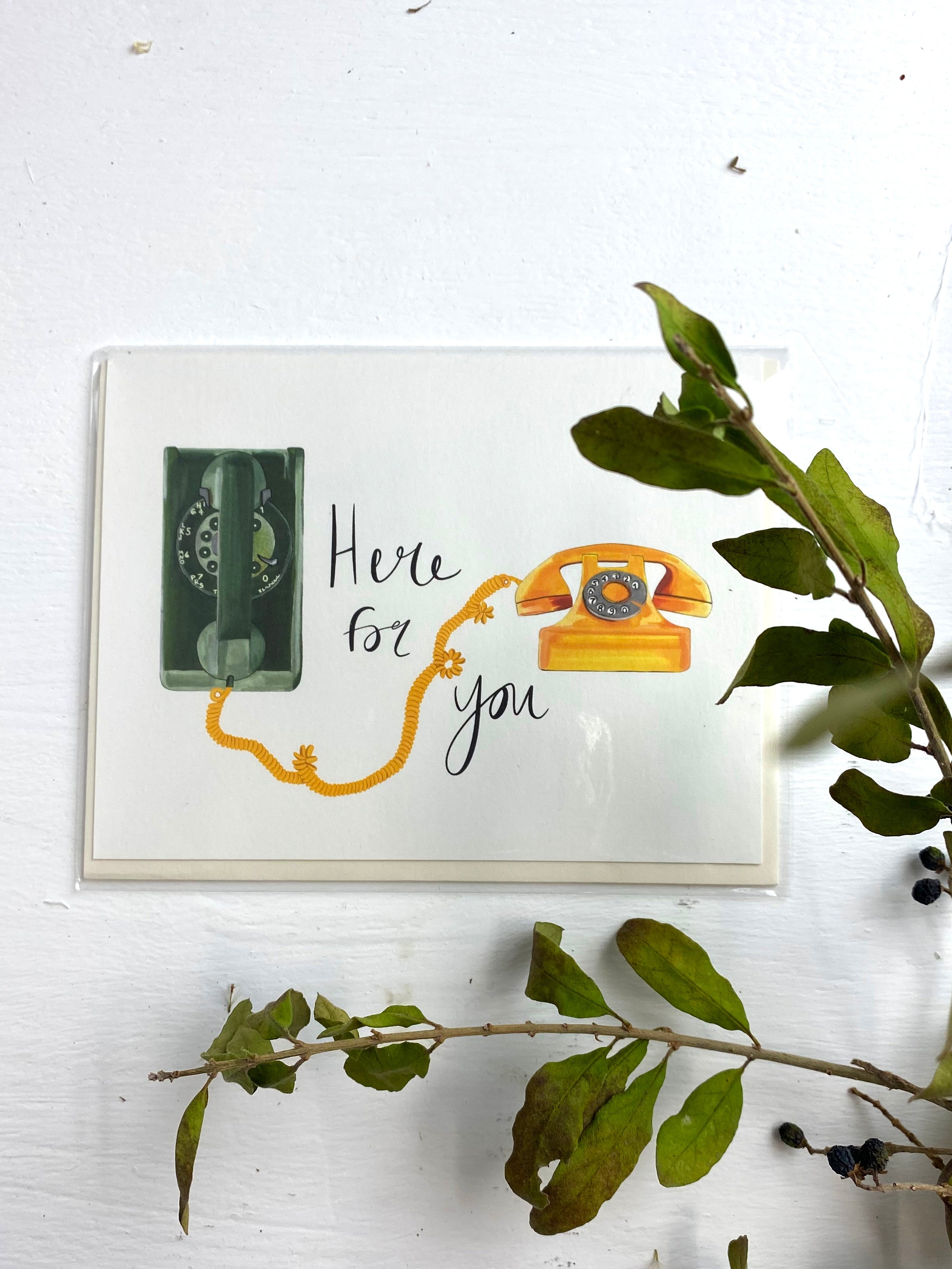 Here For You Card