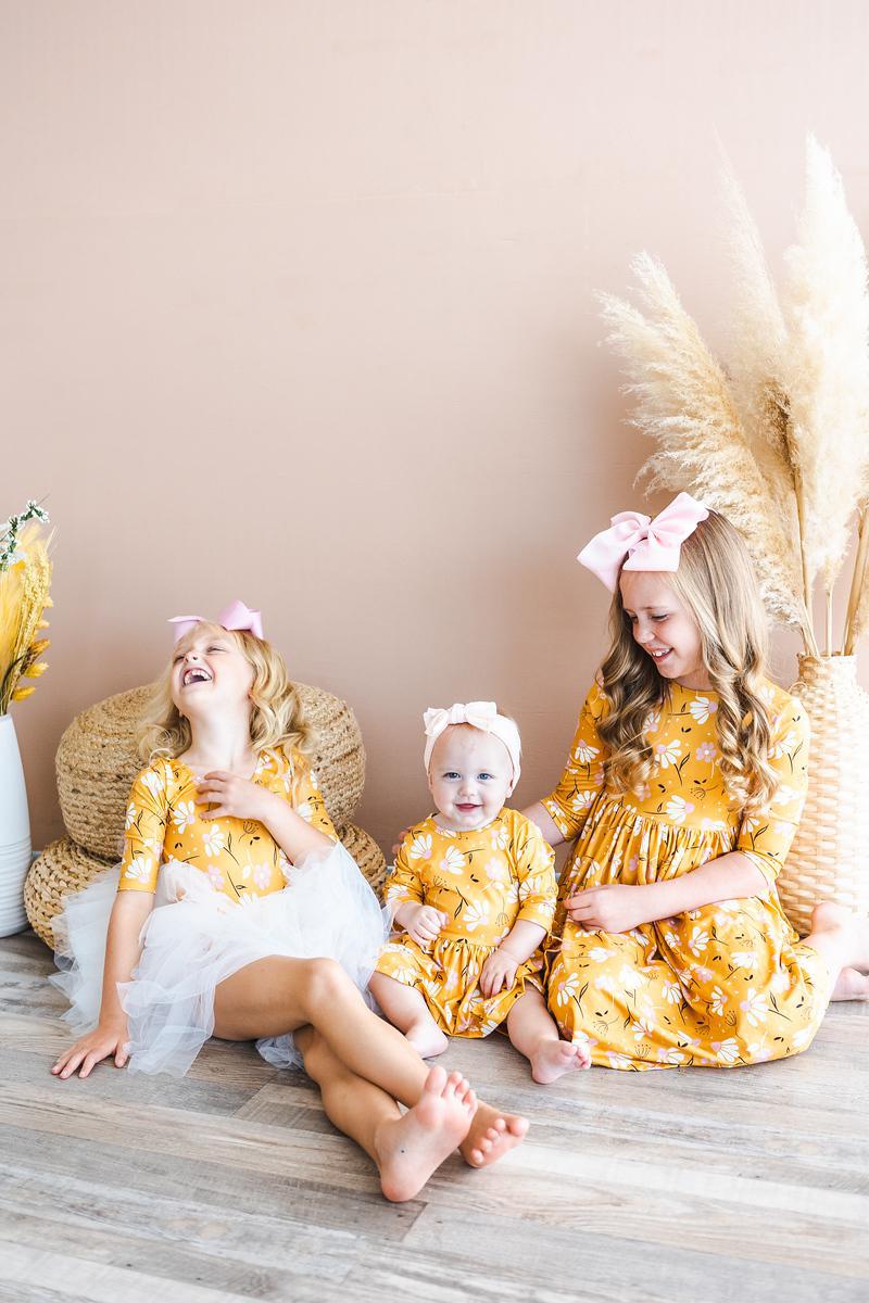 Dandelions In Fall Twirl Bodysuit