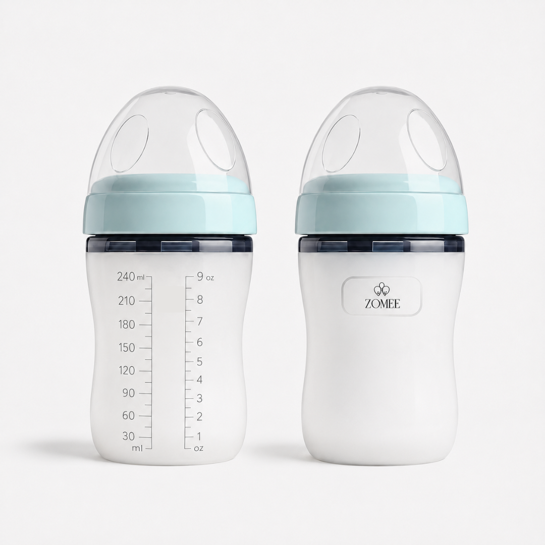 Silicone Feeding Bottle Set