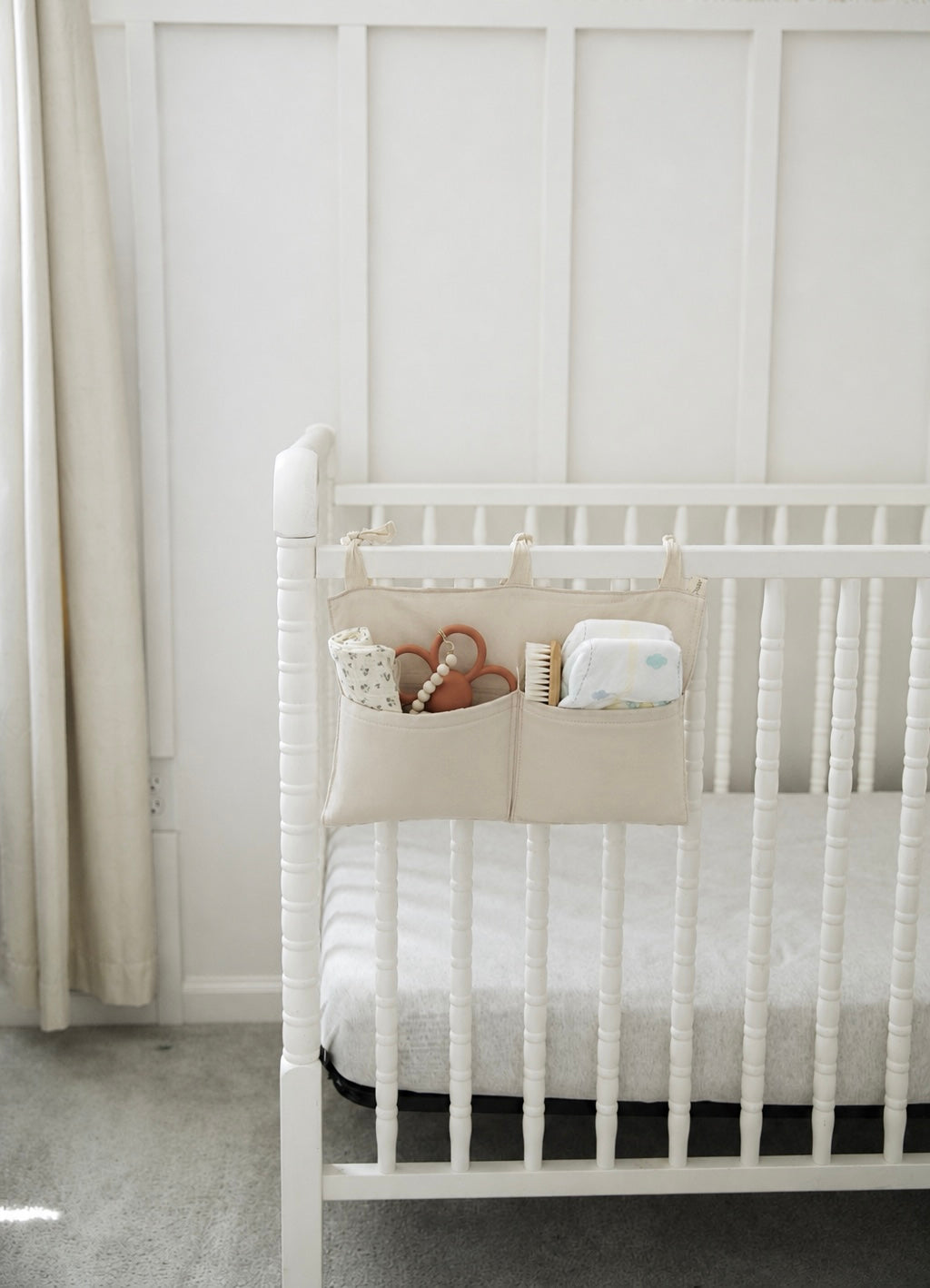 Baby Crib Diaper Caddy Storage Organizer Nursery Room