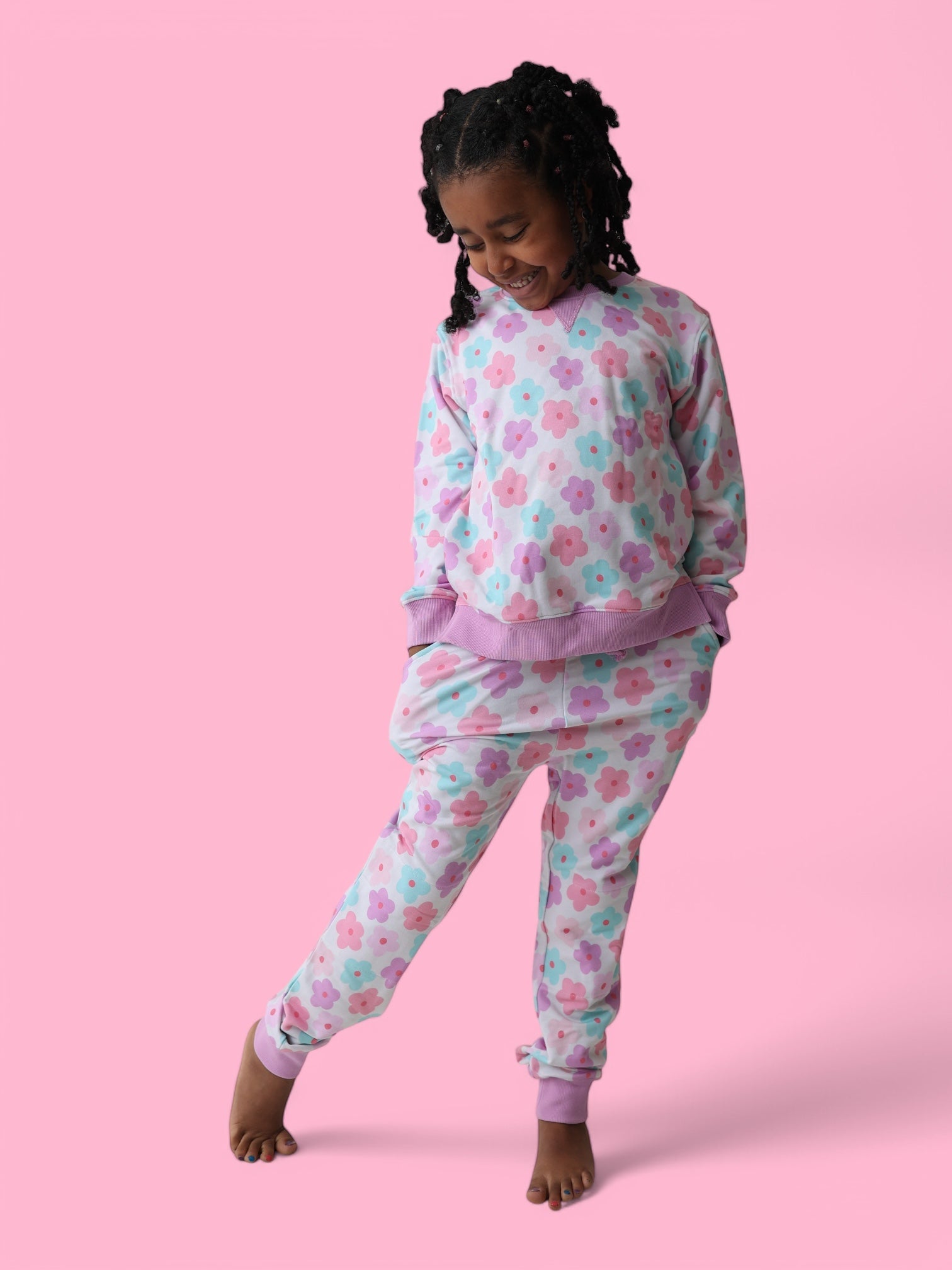 Violet Fields Dream Pullover