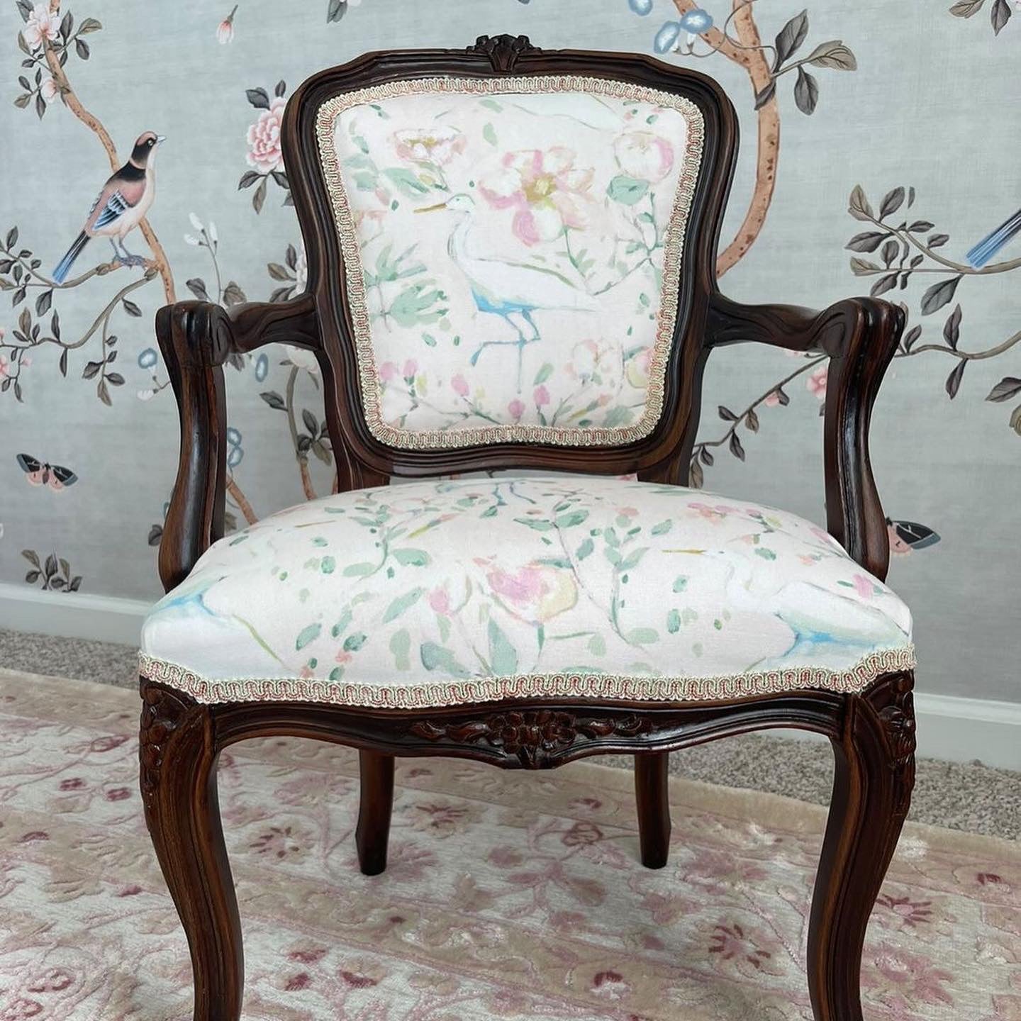 Egrets For Hadley In Blush- Fabric