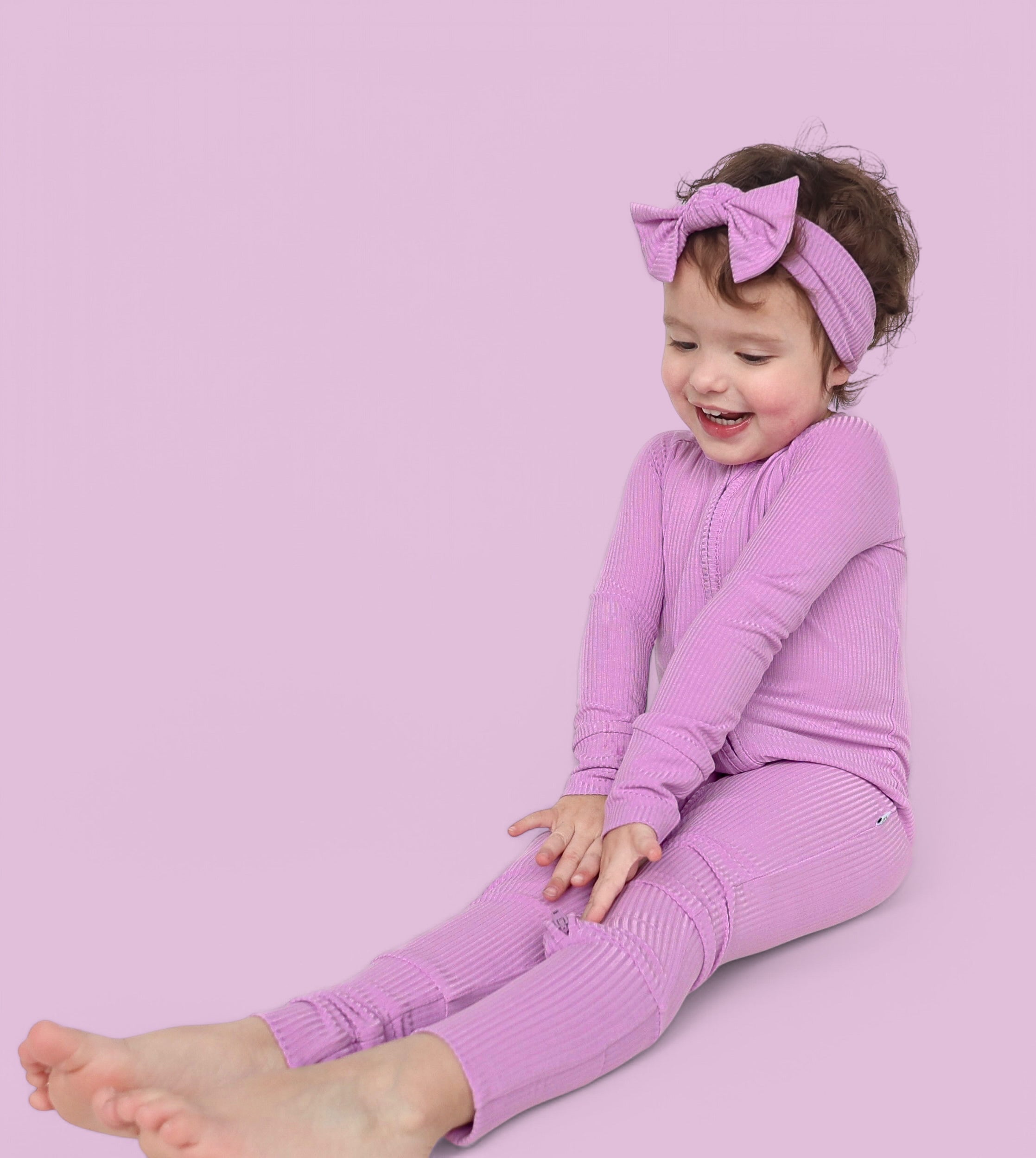 Forever Lilac Rib Dream Romper