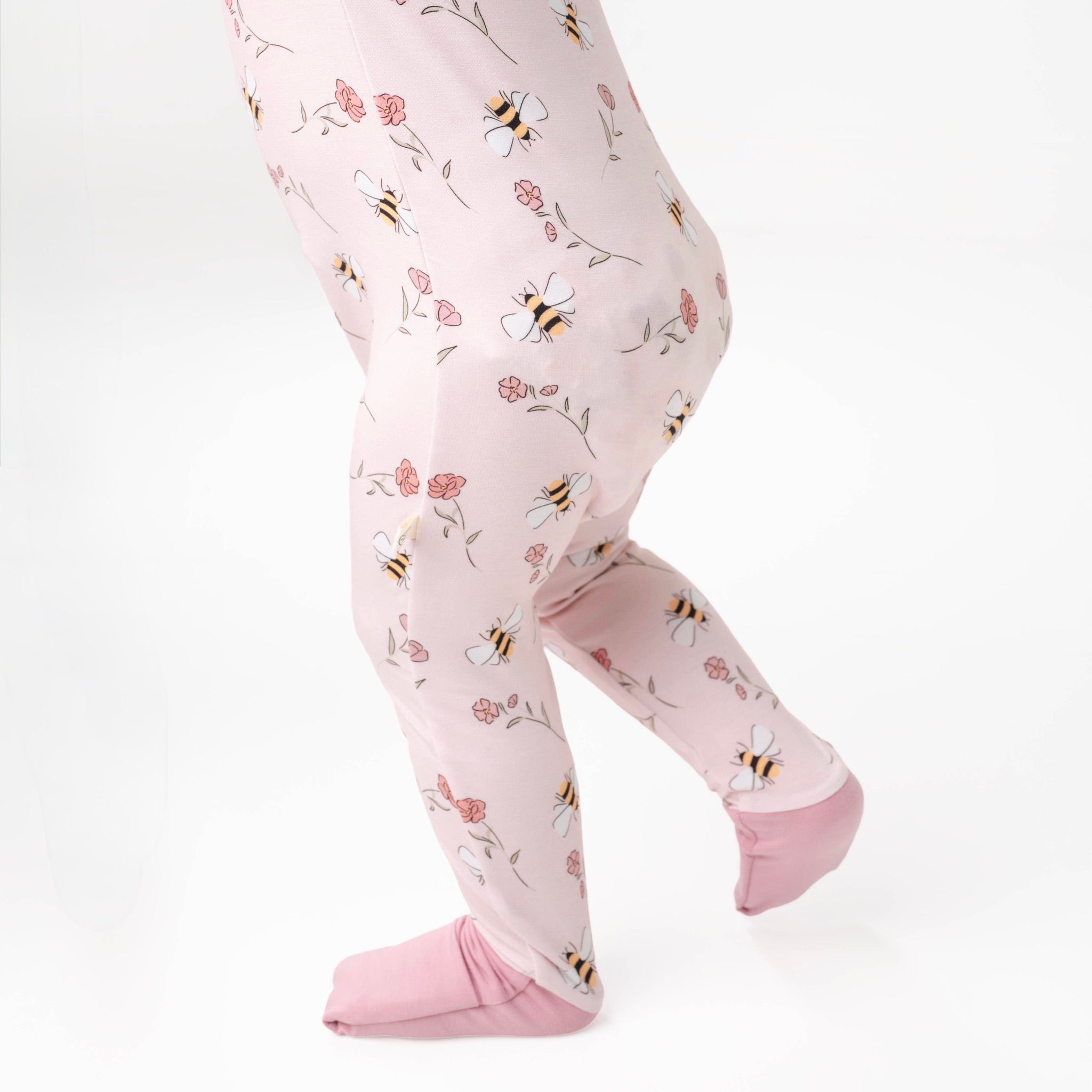 Blooming Bee Zip Romper