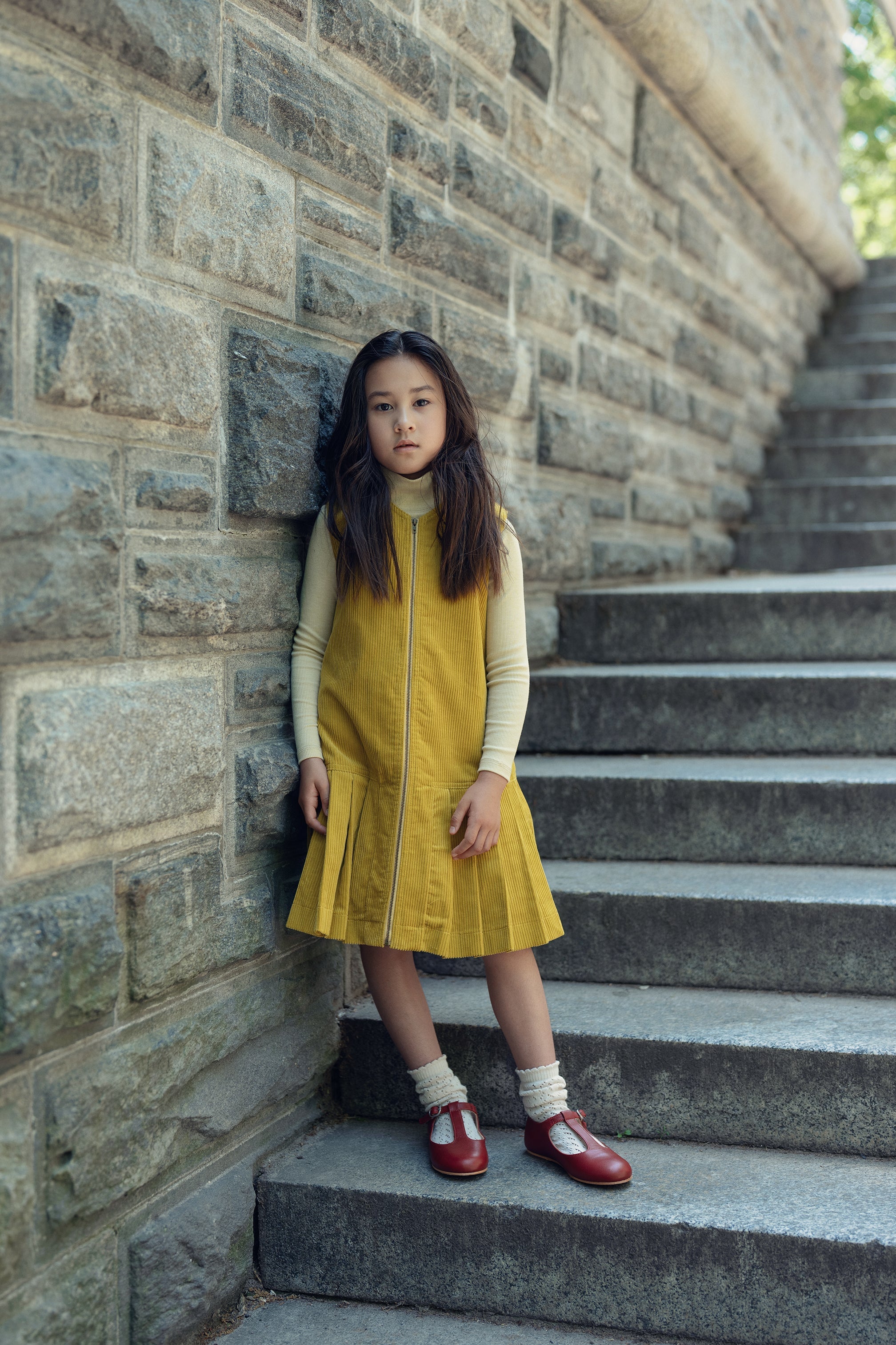 Delilah Dress - Mustard