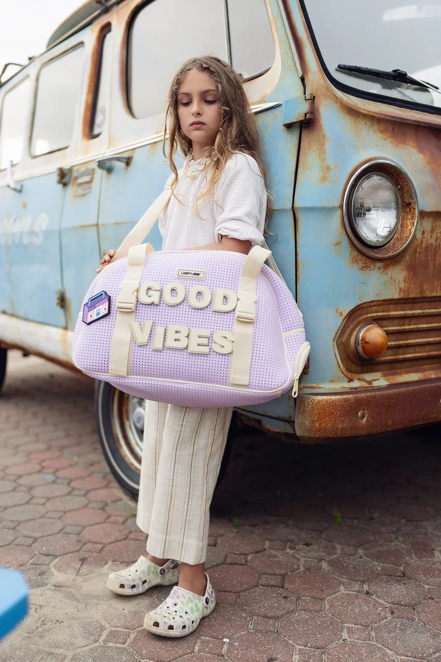 Bag Duffle Faded Lavendar