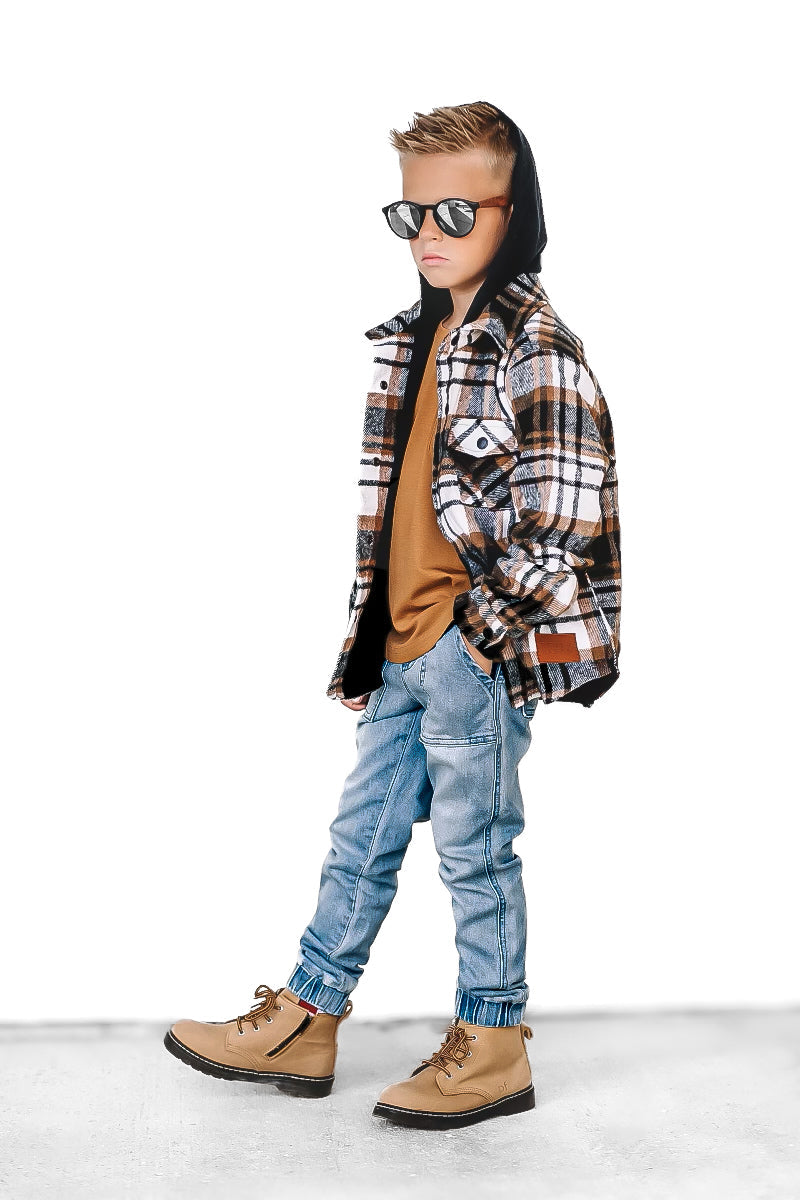 Bamboo Pocket Tee - Caramel