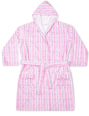 Iscream - Floral Stripes Plush Robe