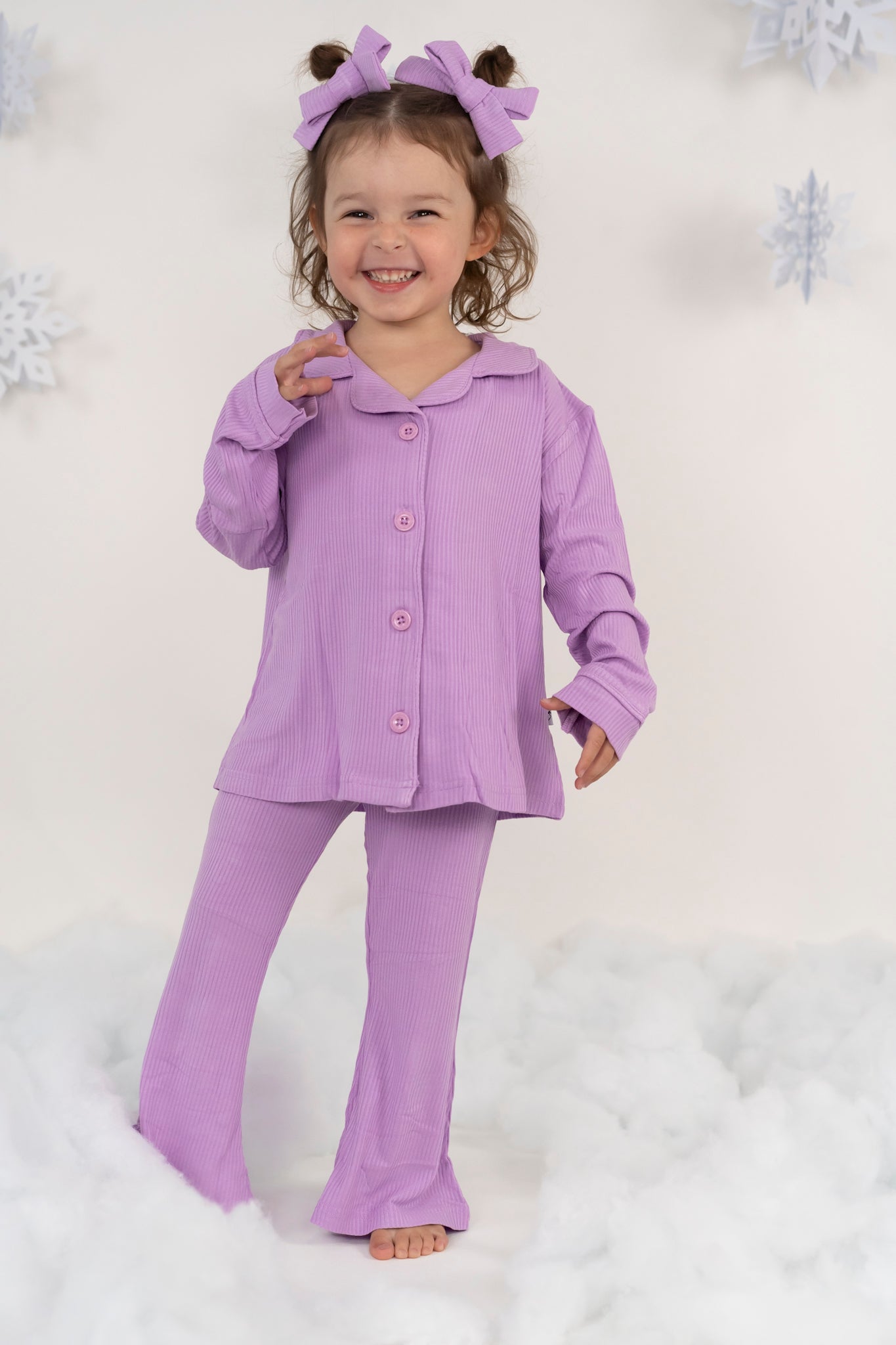 Amethyst Rib Dream Girl's Flare Set