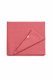 Red White Gingham Crib Quilted Blanket