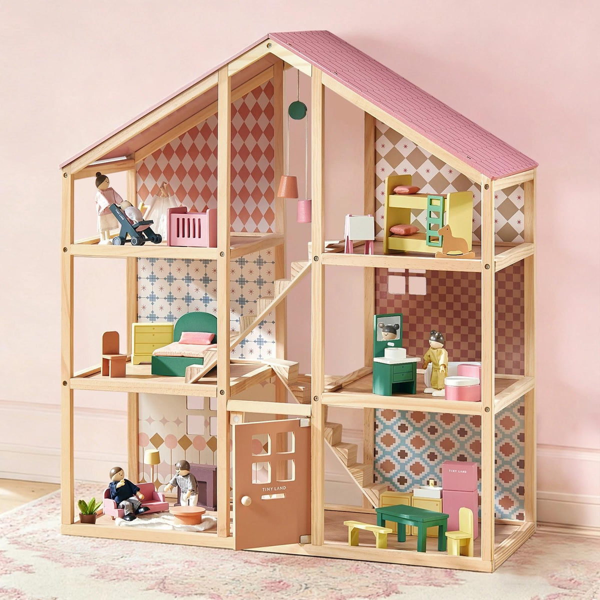 ® Sweetwood Pegasus Dollhouse & Wooden Dollhouse Dolls