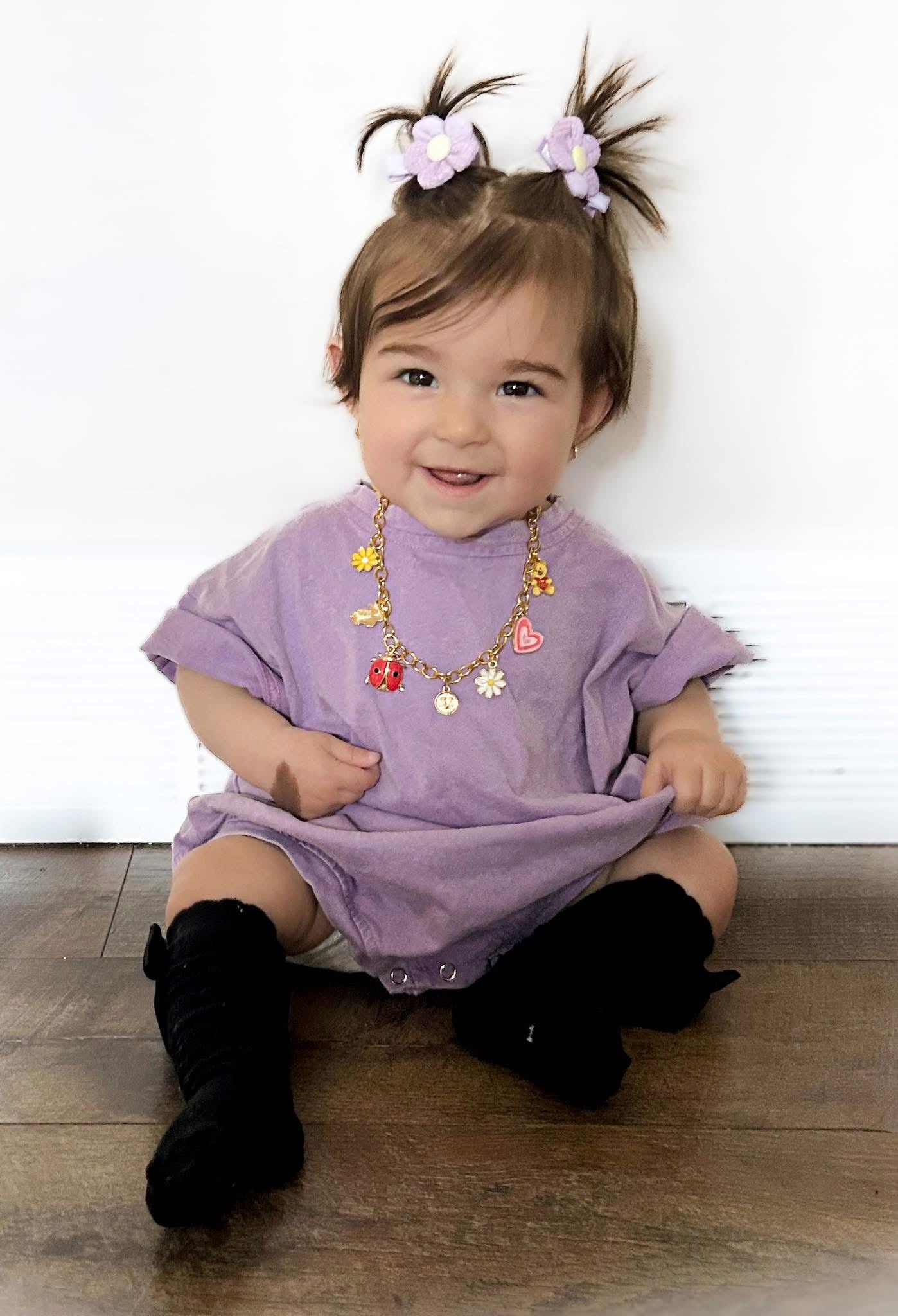 Amethyst T-shirt Romper