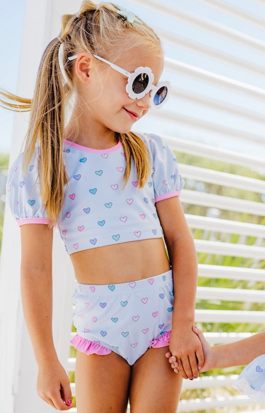 *preorder* Candyland Puff Sleeve Bikini