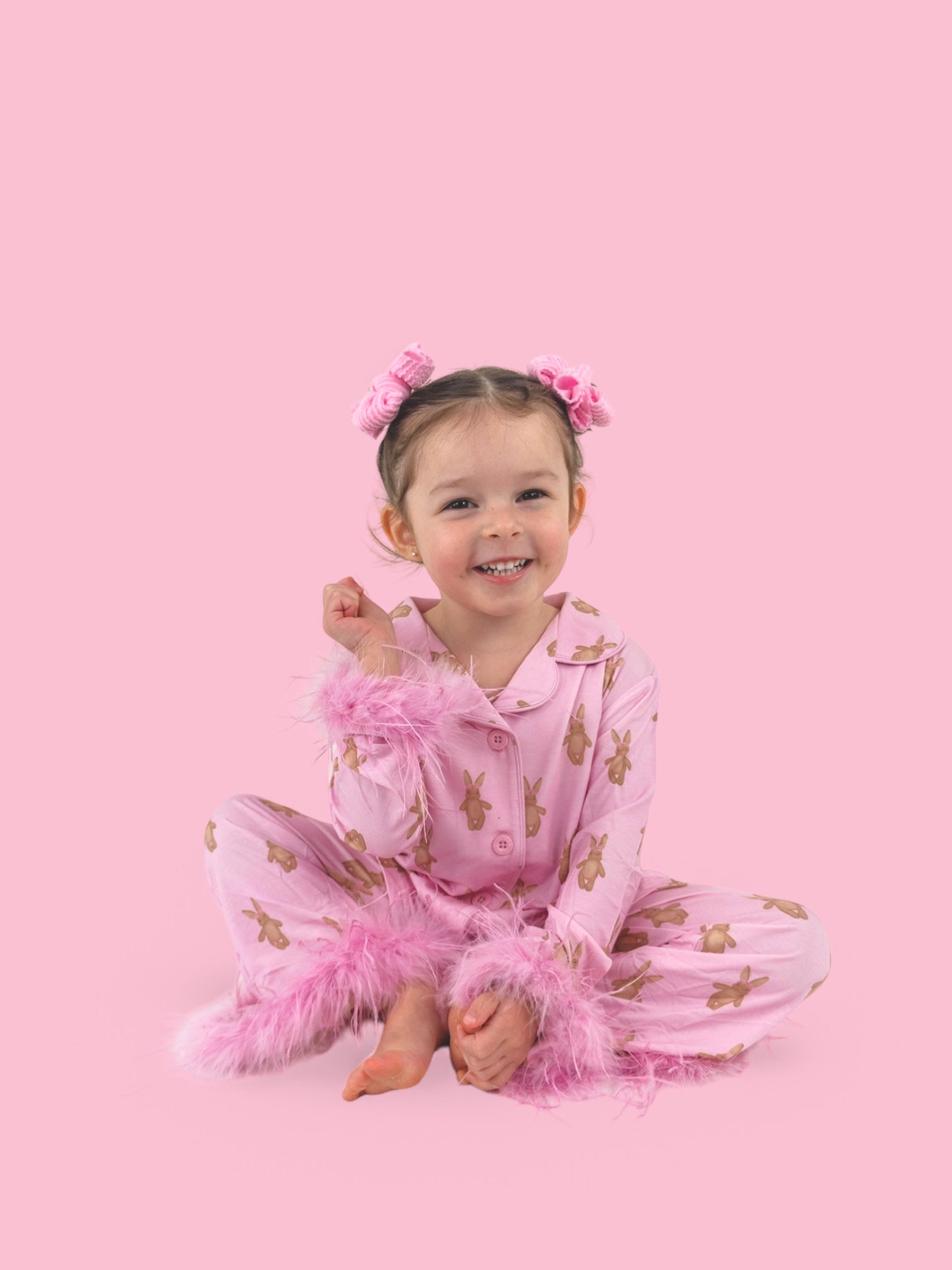 Blushin' Bunnies Girl's Flare Feathered Dream Set