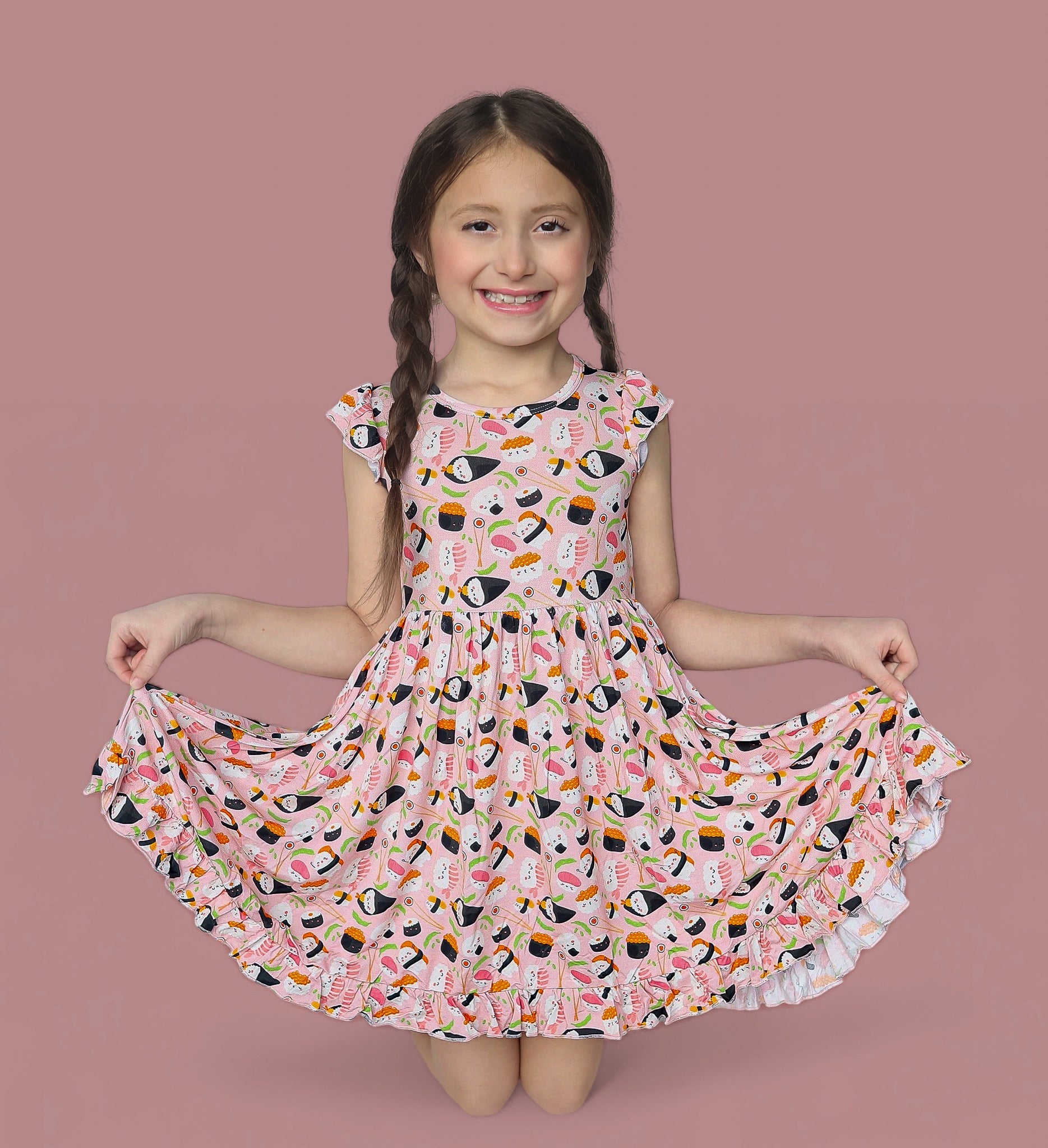 Sweet Pea Sushi Dream Ruffle Dress