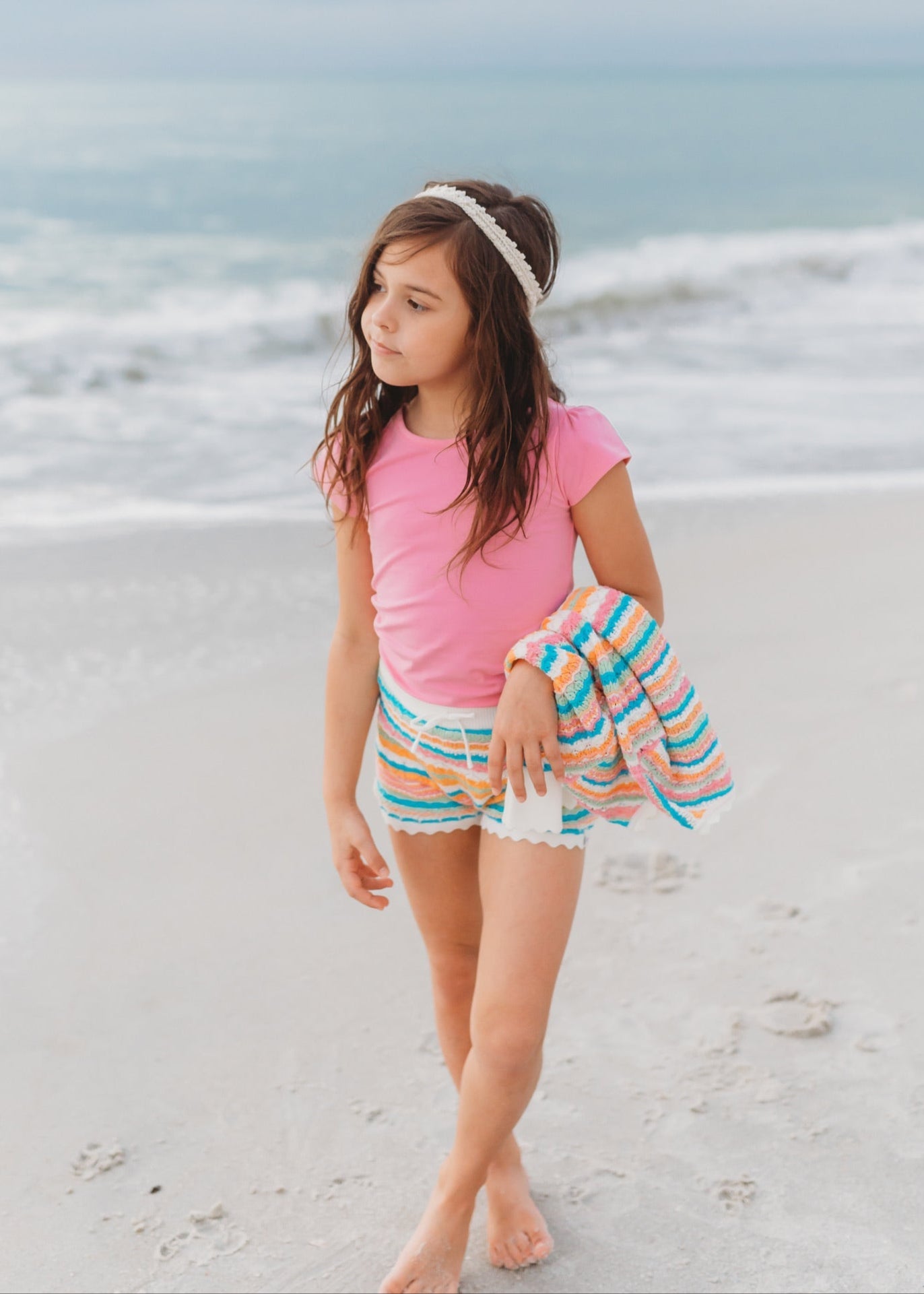 Prism Pink Flutter Sleeve Layering Shirt