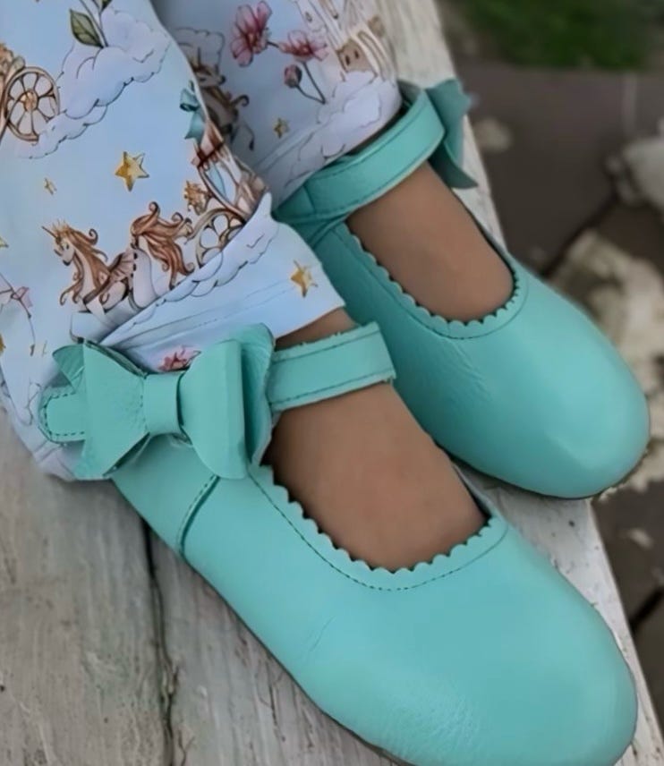 Lilien Side Bow Mary Jane - Mint