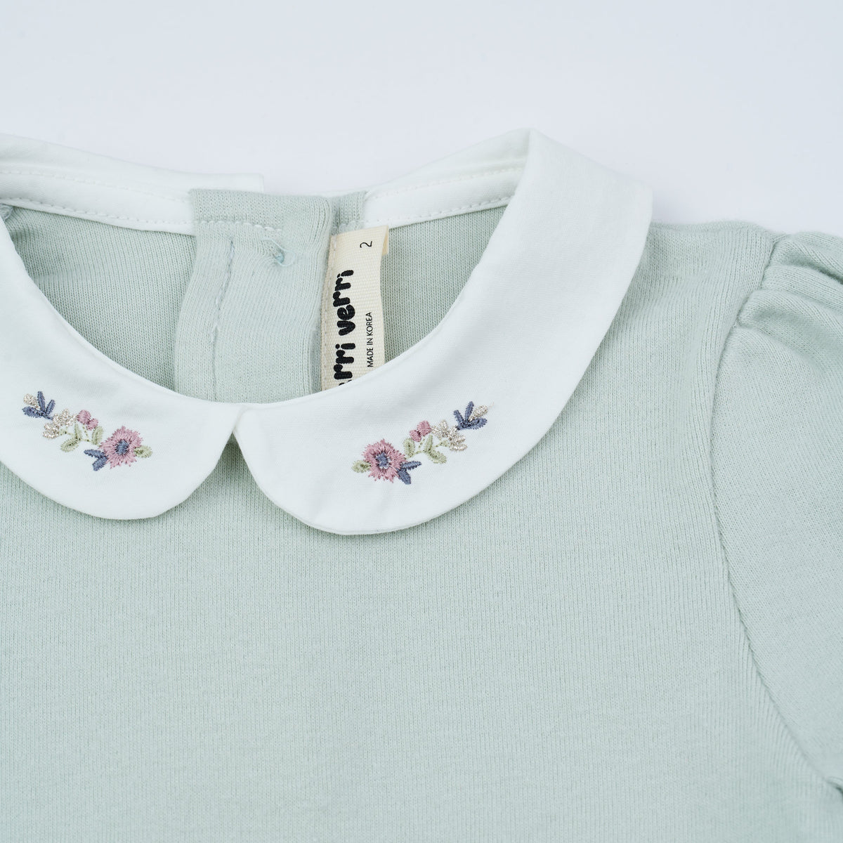 Camila White Collar Top