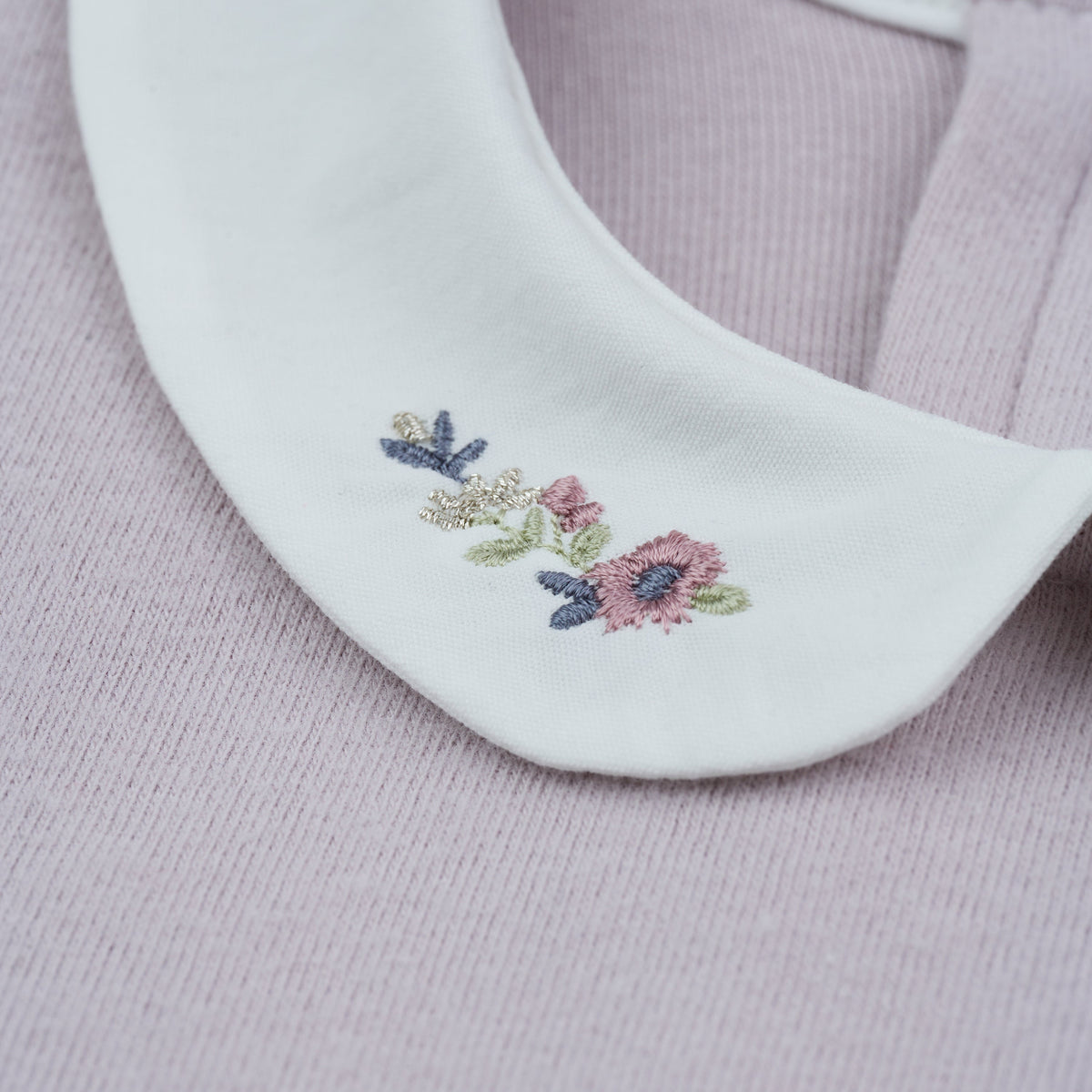 Camila White Collar Top
