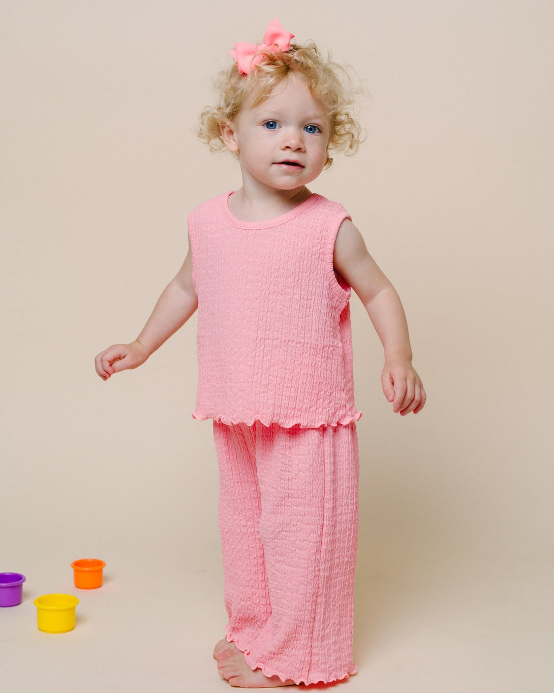 Amy Tank & Pull-on Set - Coral