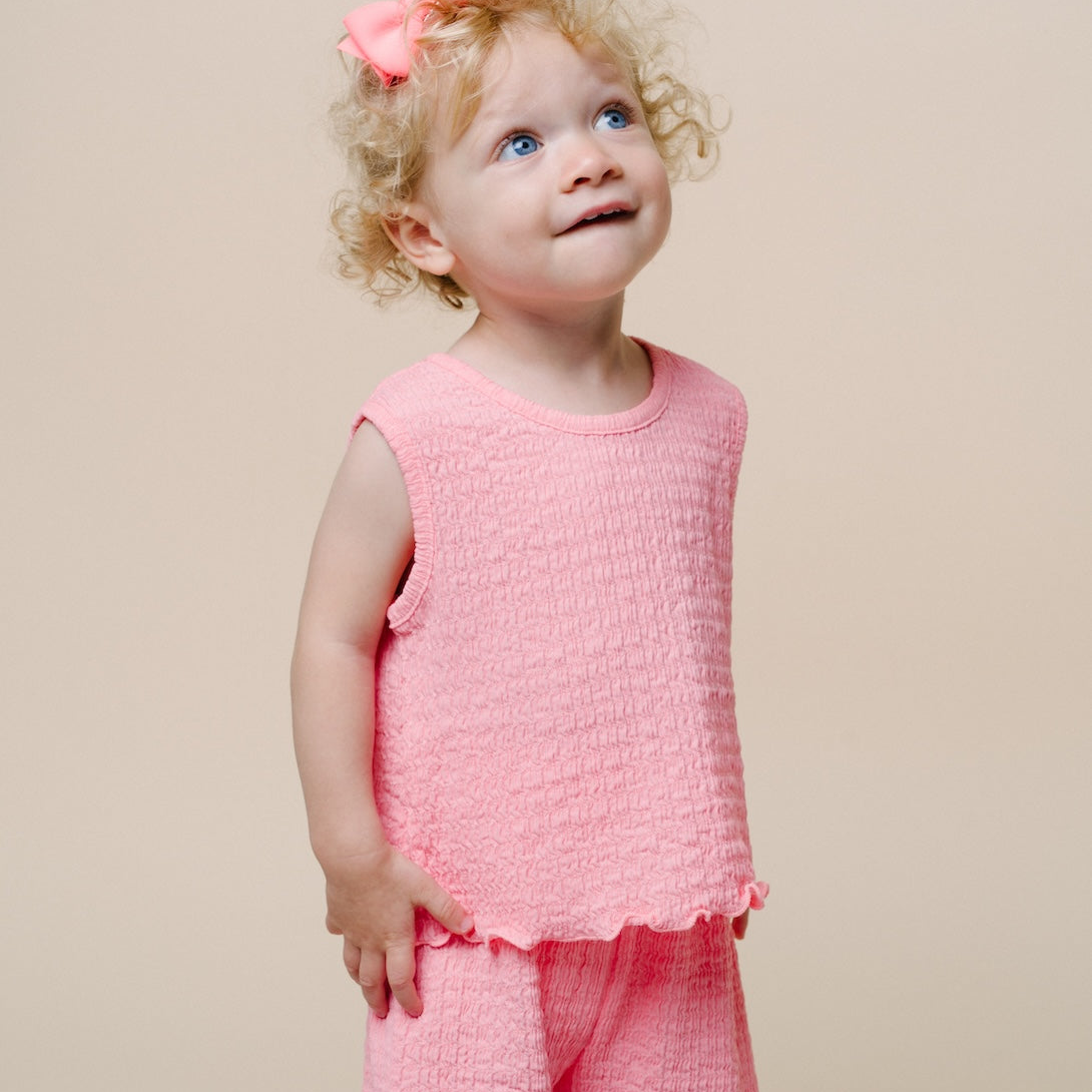 Amy Tank & Pull-on Set - Coral