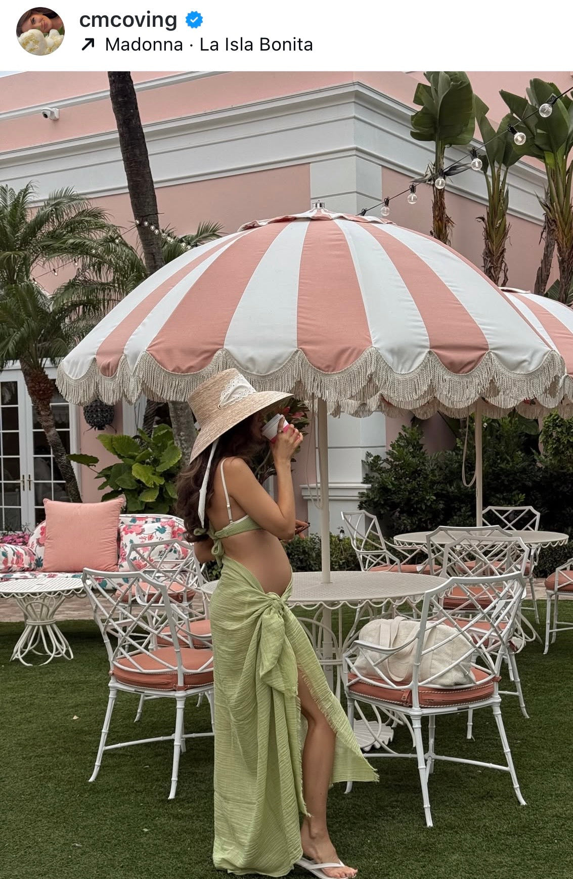 Wildflower Sun Hat - Coral Wide & Short Grosgrain Ribbon