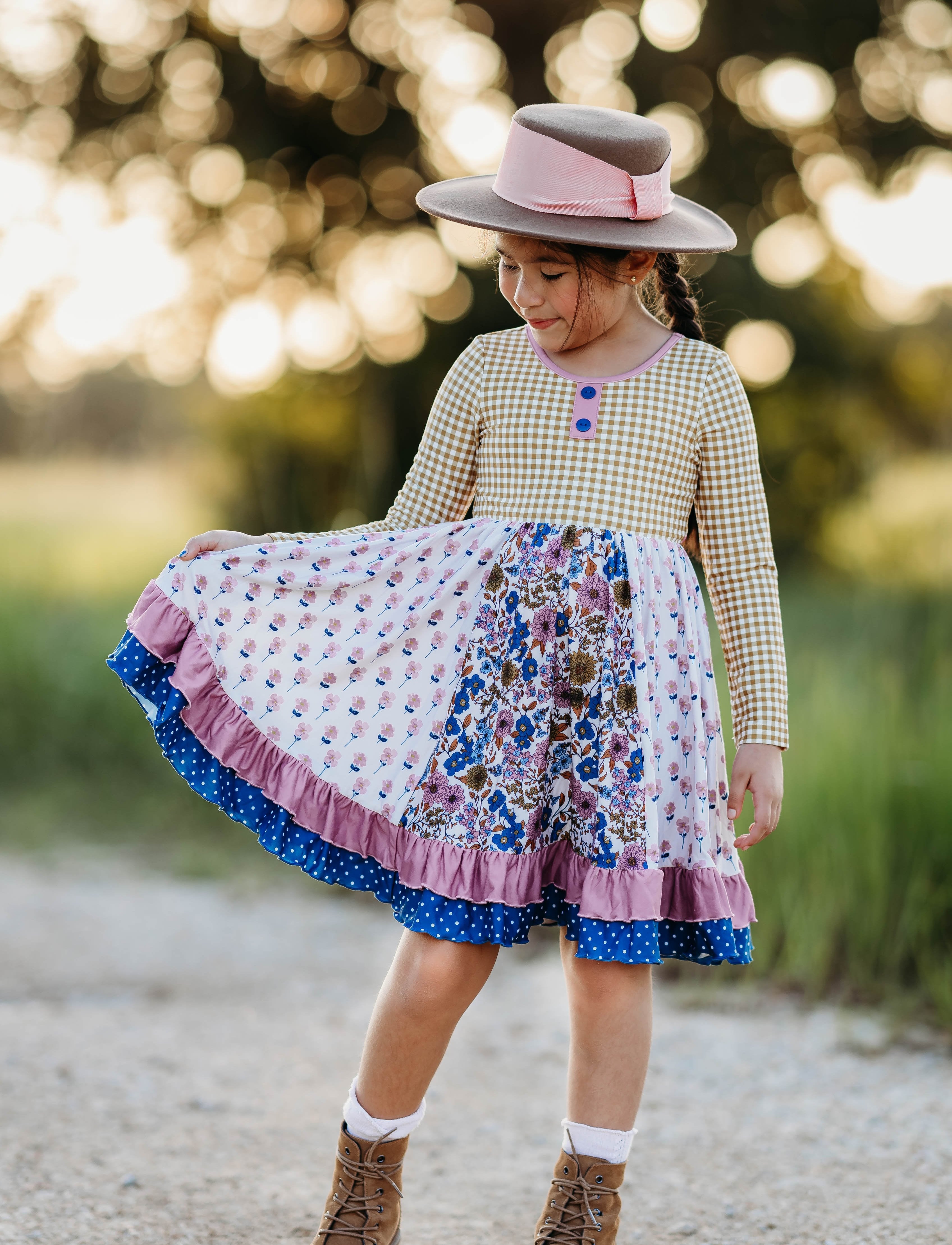 Kate Knit Dress - Violet Fields