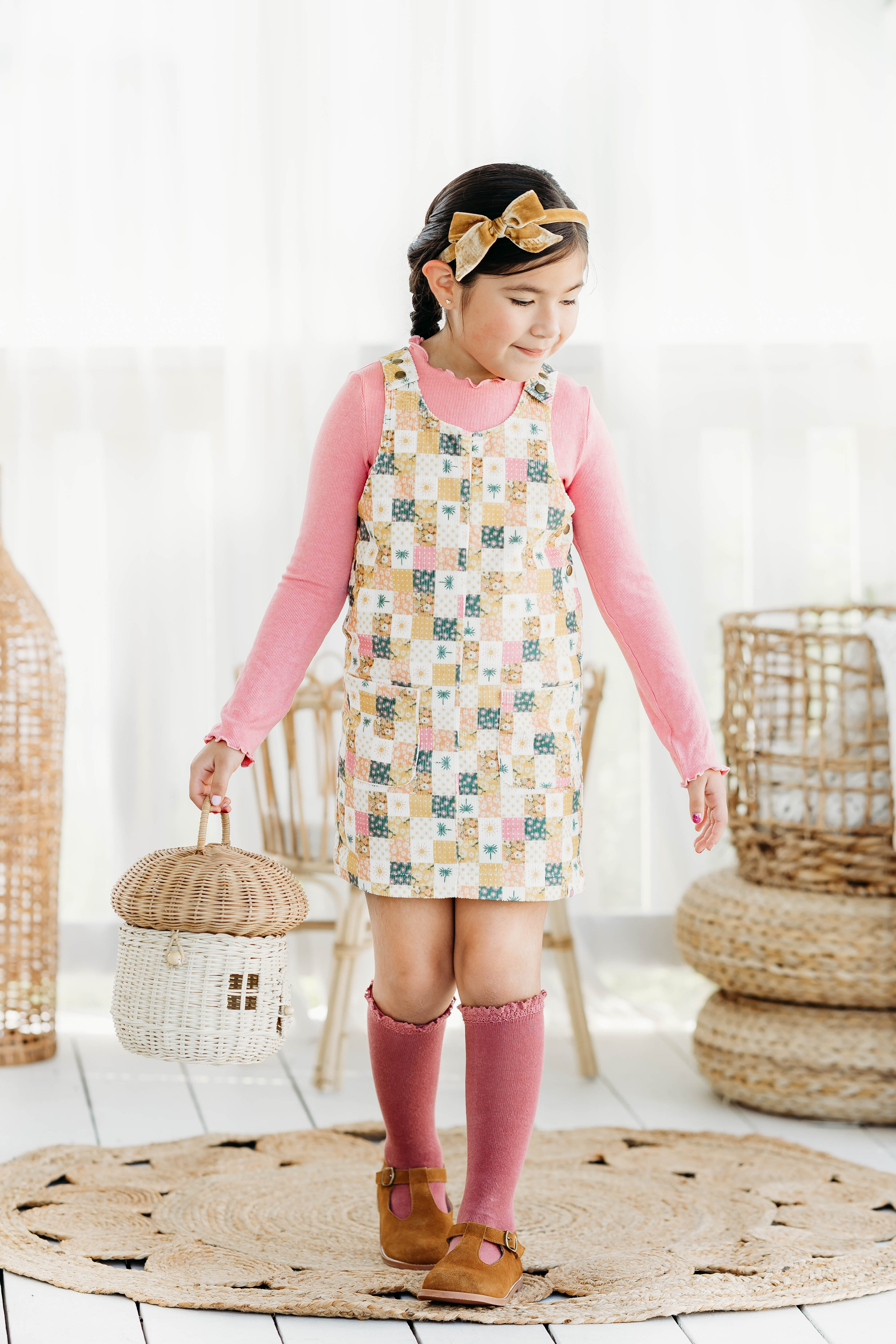 Parker Corduroy Jumper Set - Patchwork Picnic