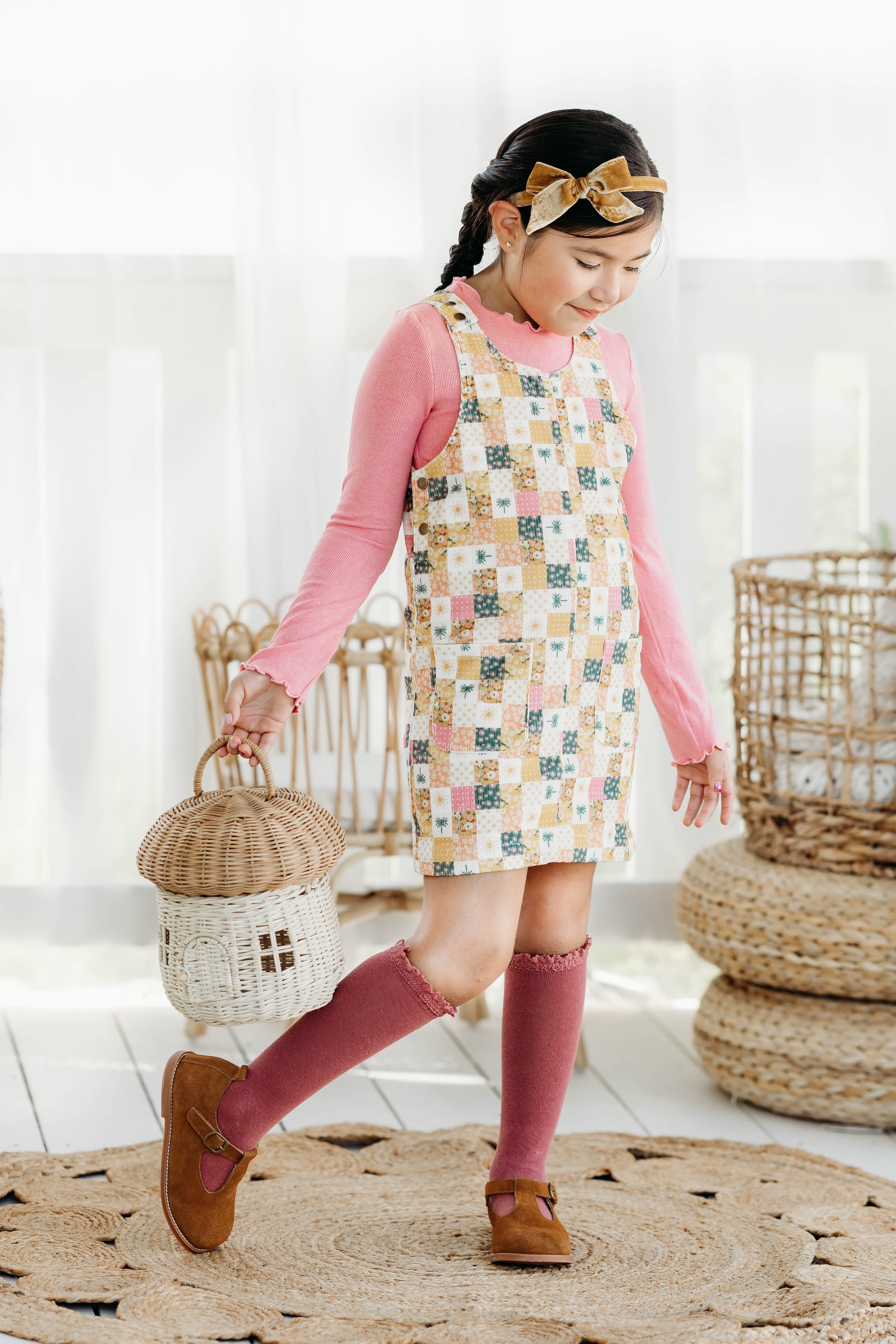 Parker Corduroy Jumper Set - Patchwork Picnic