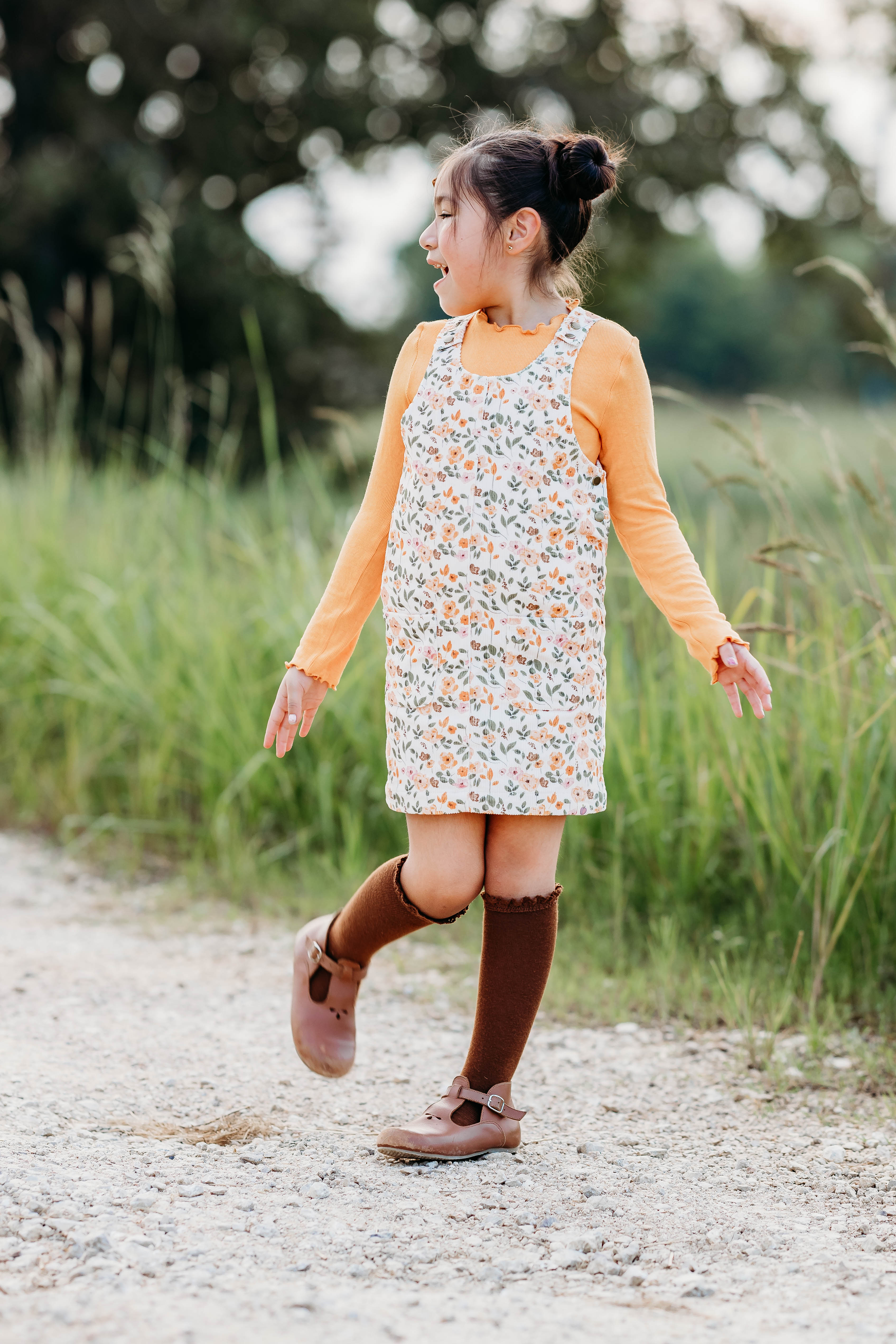 Parker Corduroy Jumper Set - Harvest Bloom