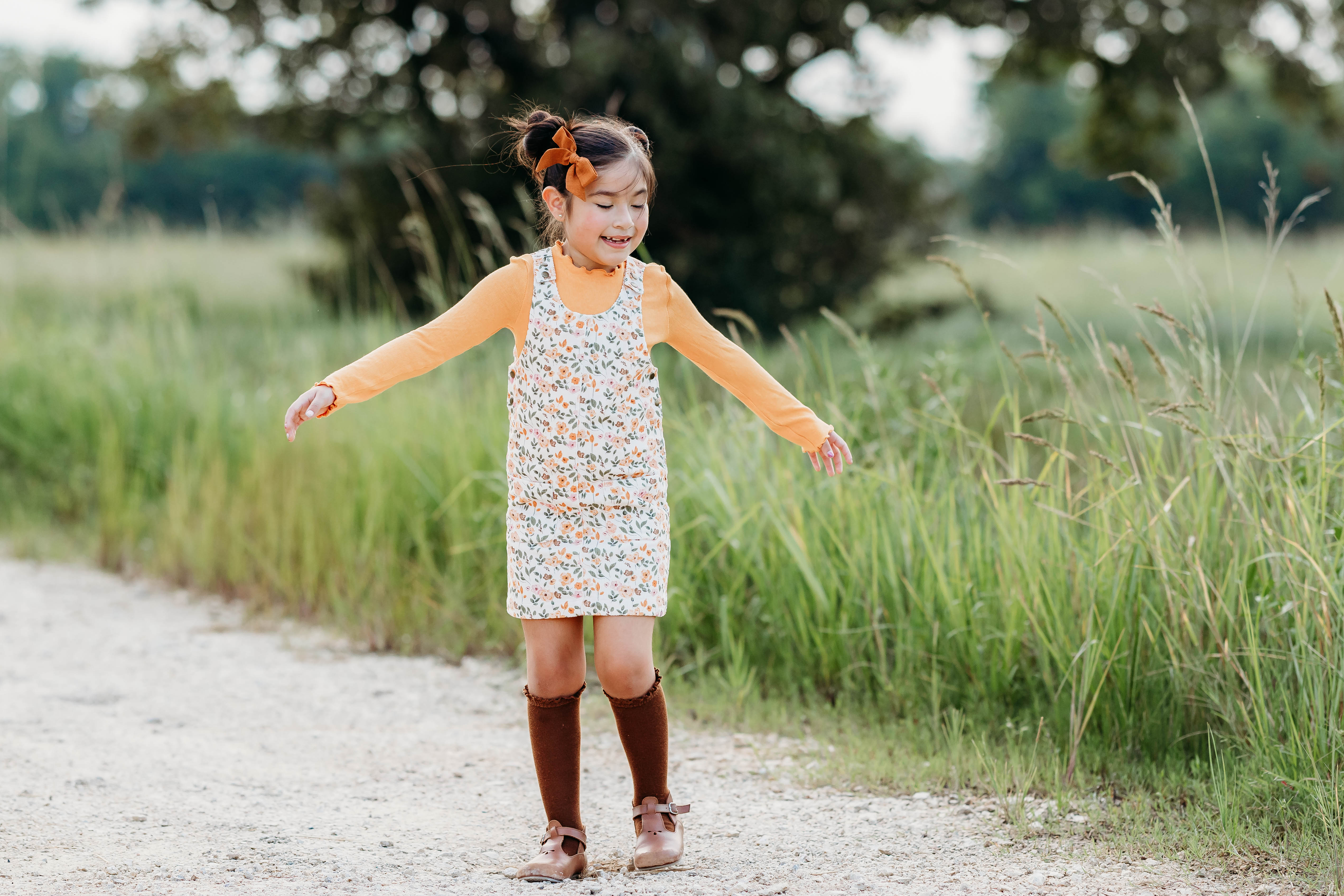 Parker Corduroy Jumper Set - Harvest Bloom