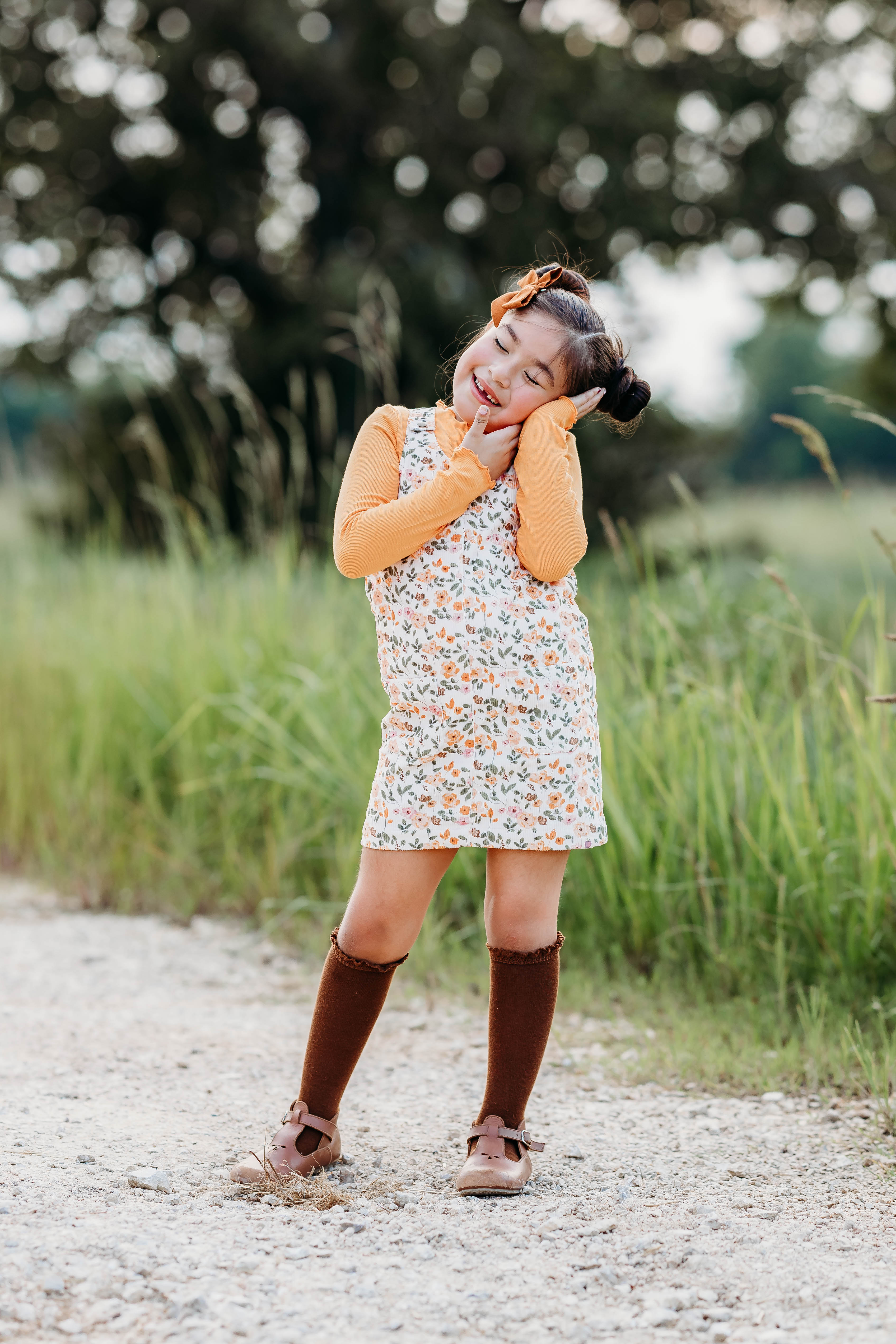 Parker Corduroy Jumper Set - Harvest Bloom