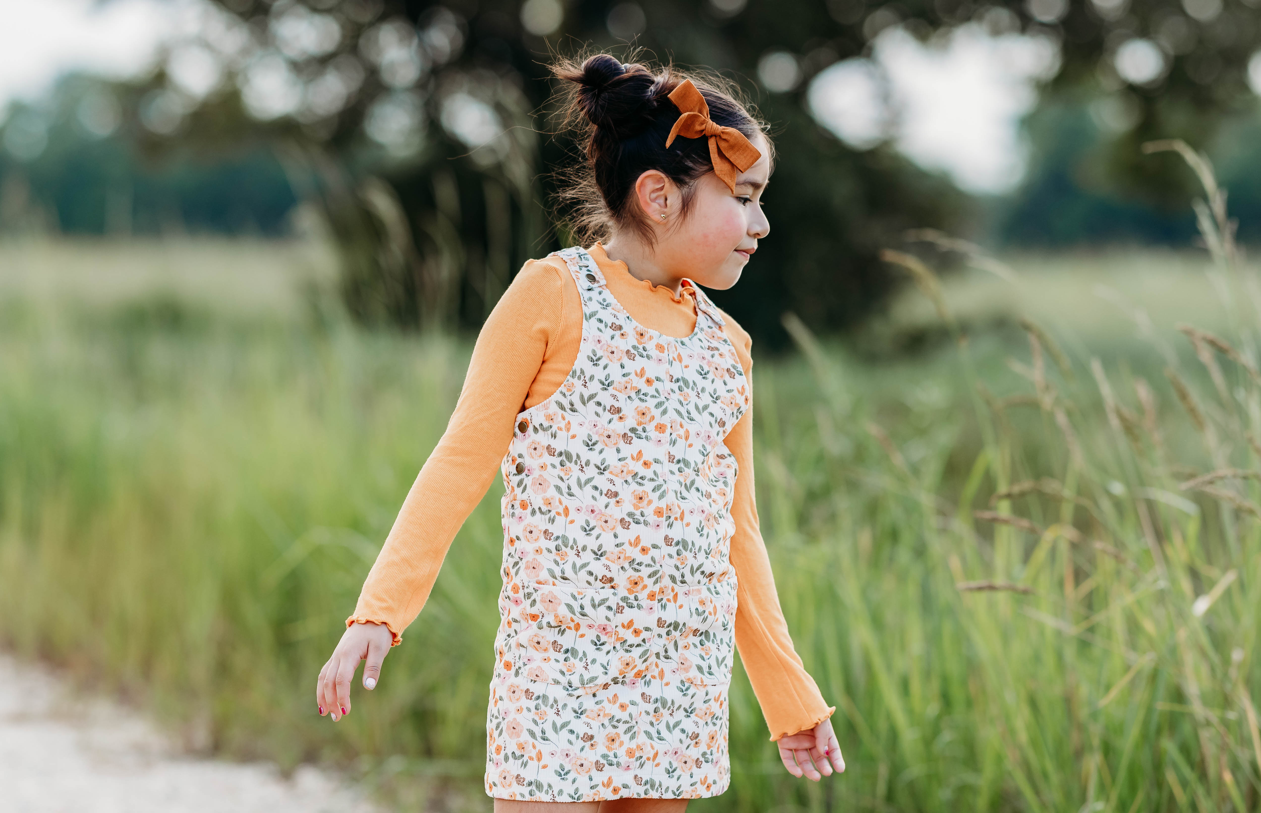 Parker Corduroy Jumper Set - Harvest Bloom