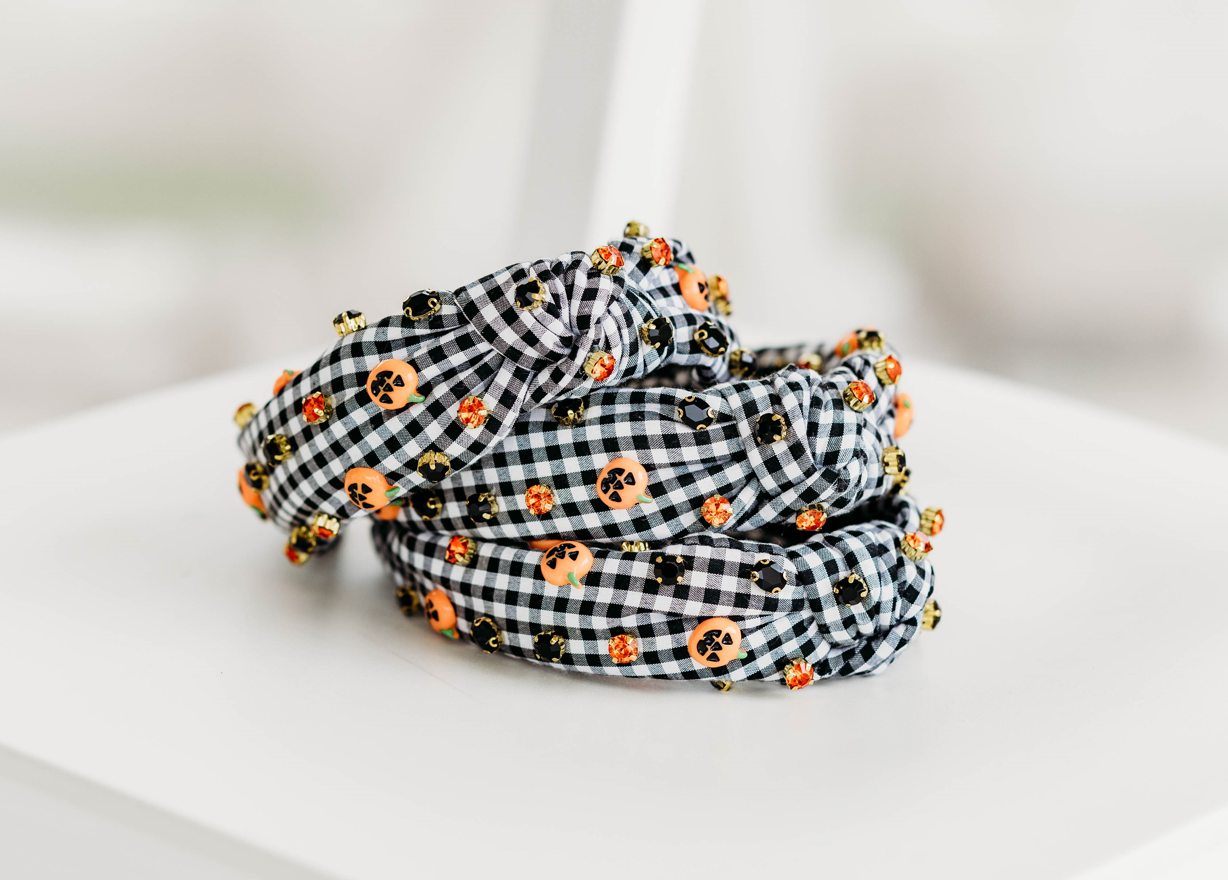 Spooktacular Hauntband (smaller Gingham)