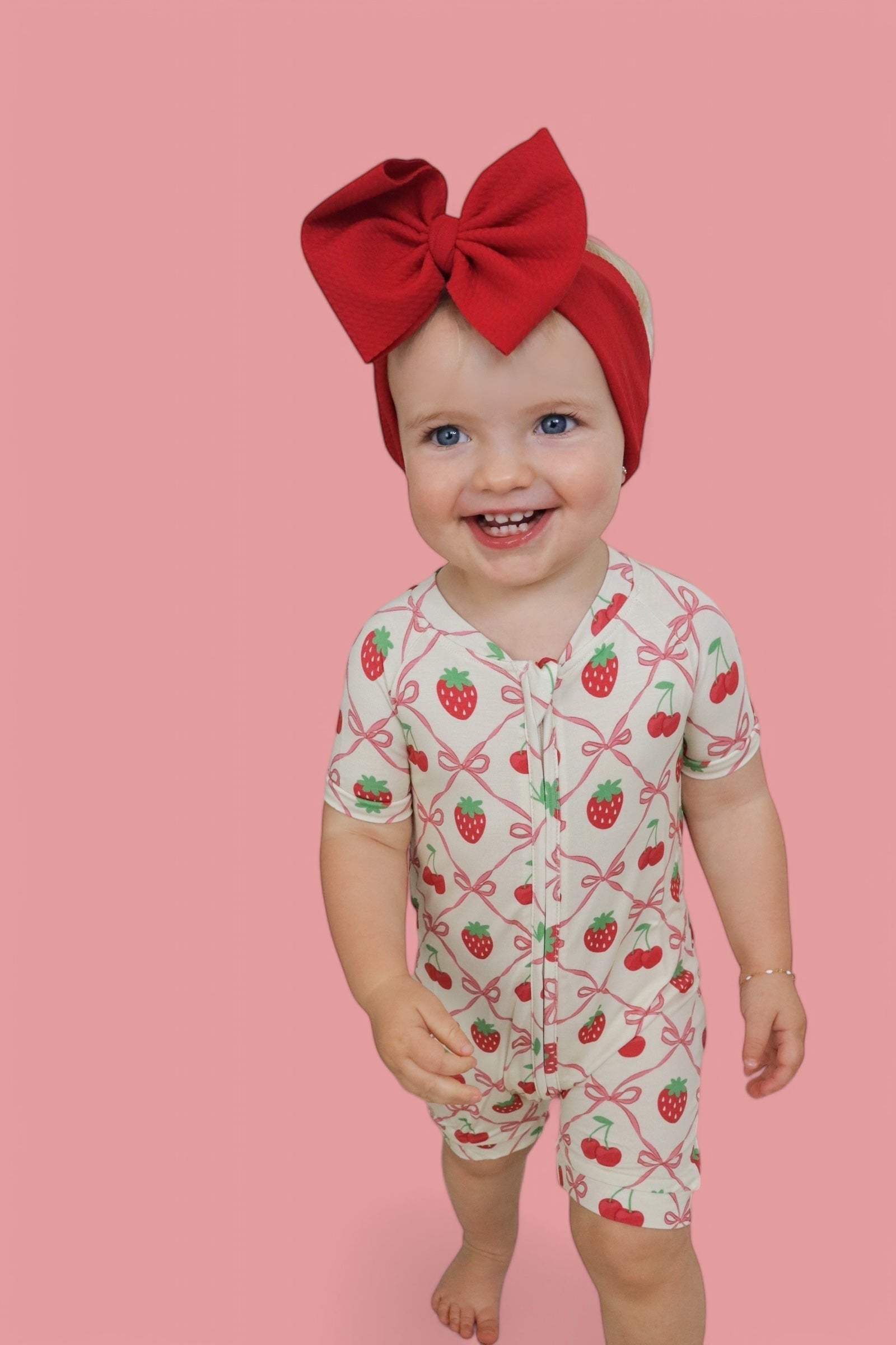 Cherry Bow Berry Dream Shortie