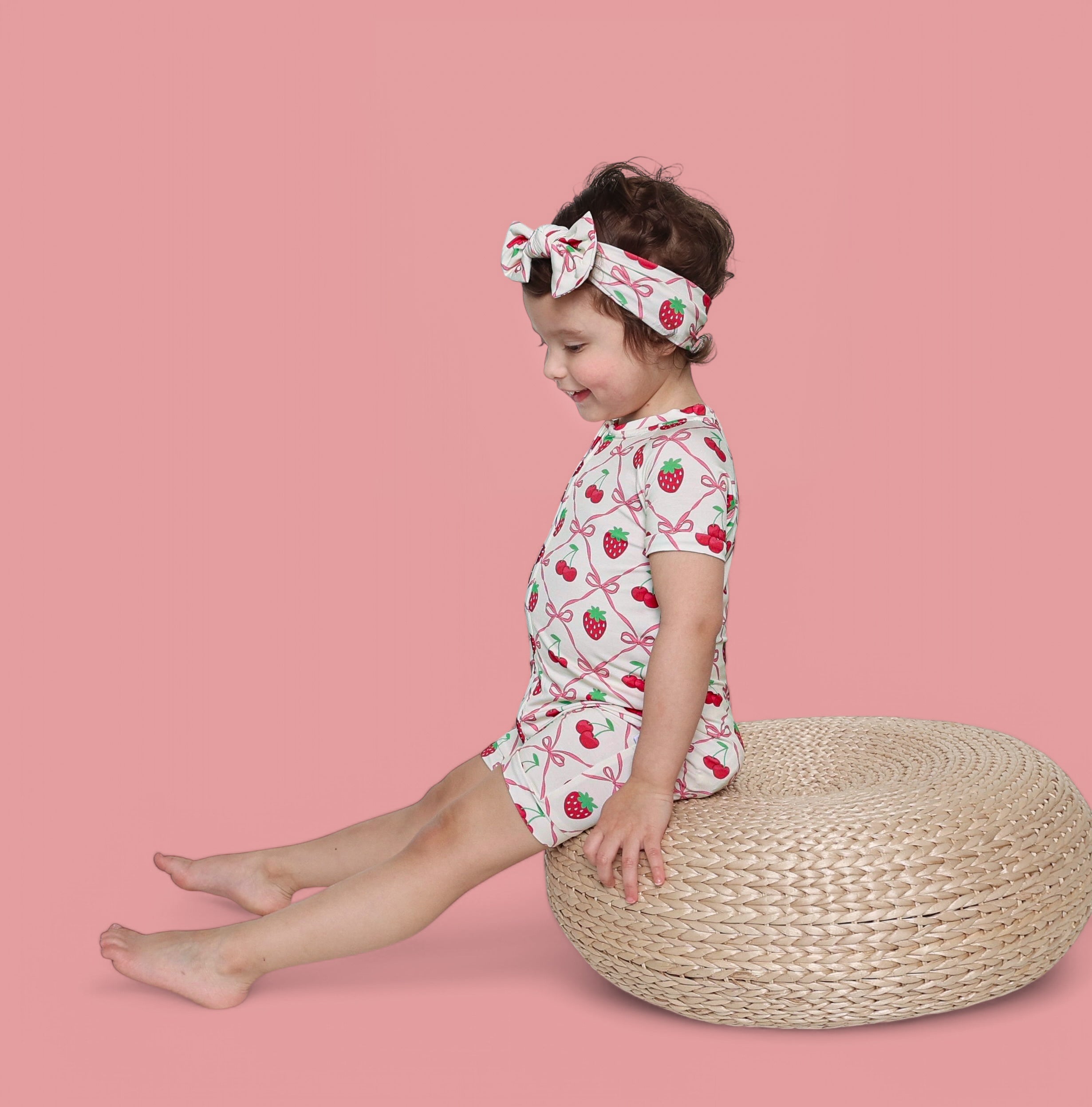 Cherry Bow Berry Dream Shortie