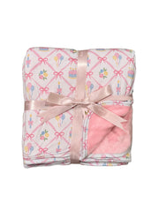 (pink) Birthday - Plush Blanket