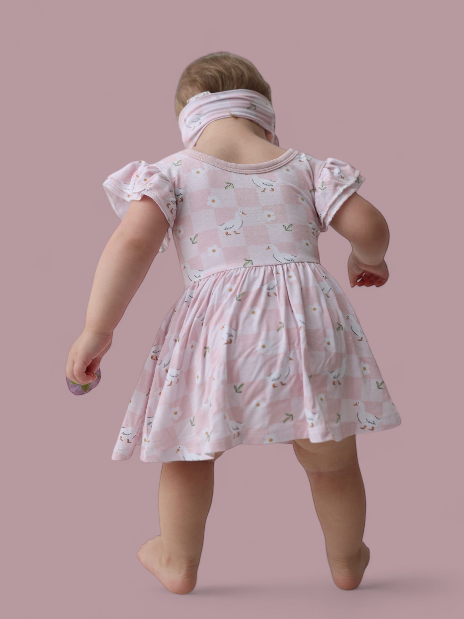 Exclusive Ducks And Daisies Dream Cap Sleeve Bodysuit Dress