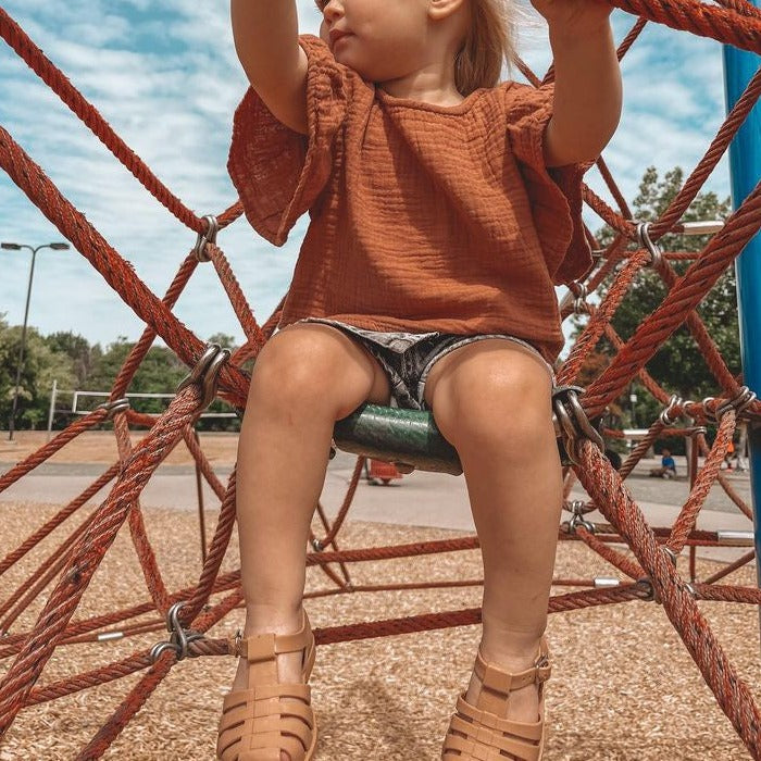 Toddler Jelly Sandals in Clay - Syd