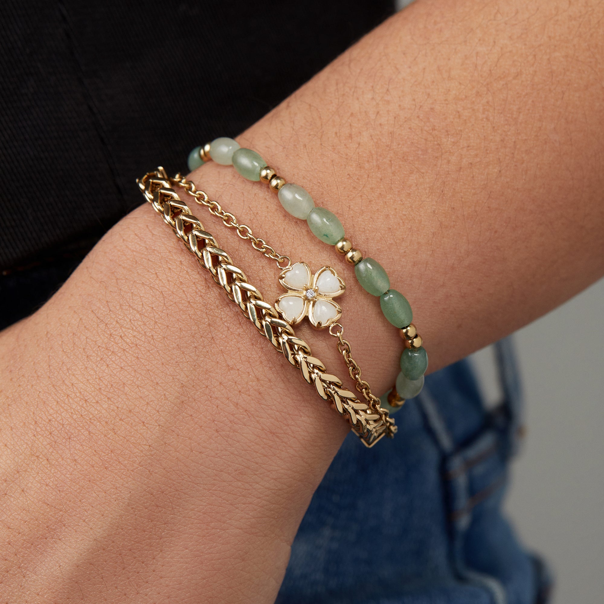 Four-leaf Clover Stranded™ Bracelet Set