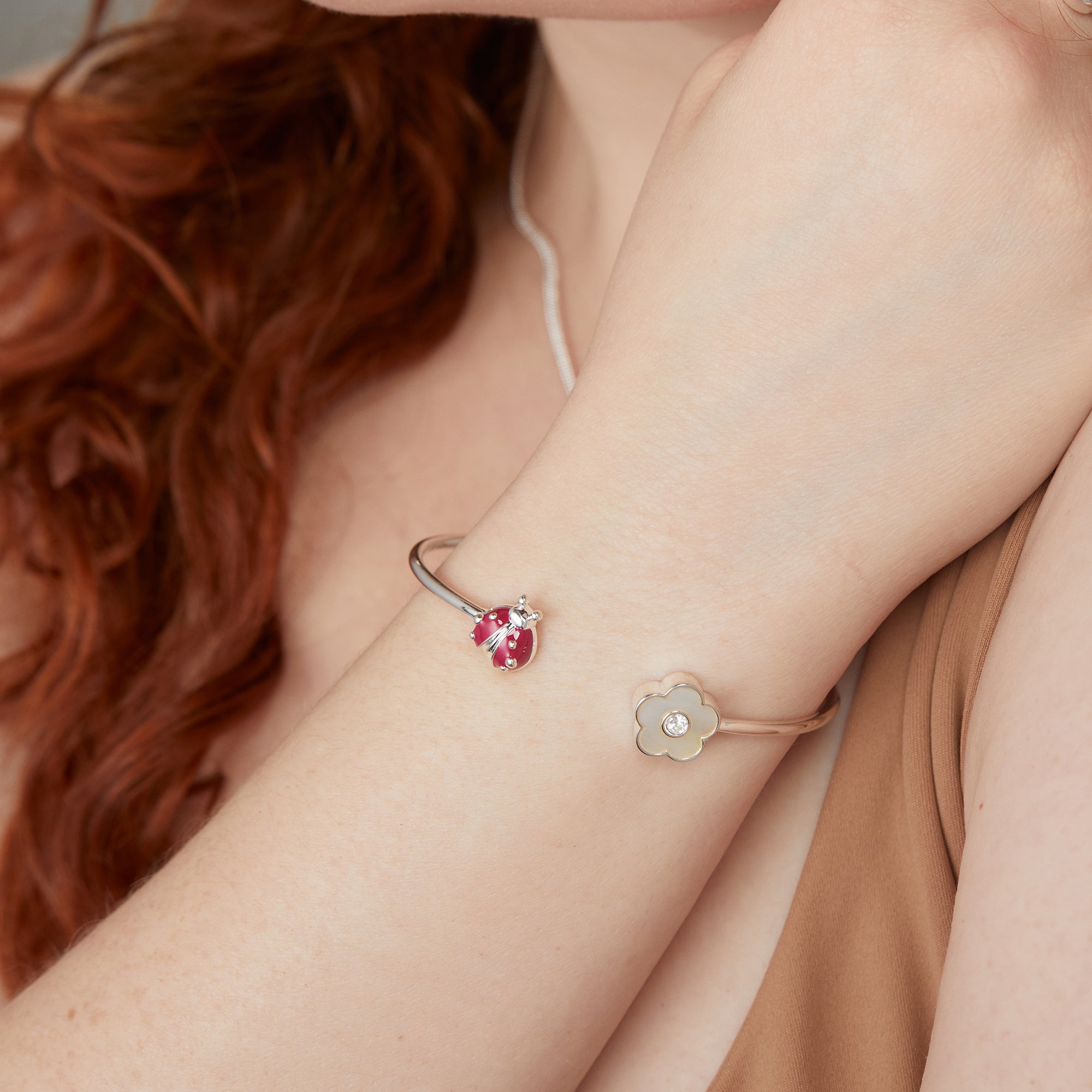 Ladybug And Daisy Flex Cuff