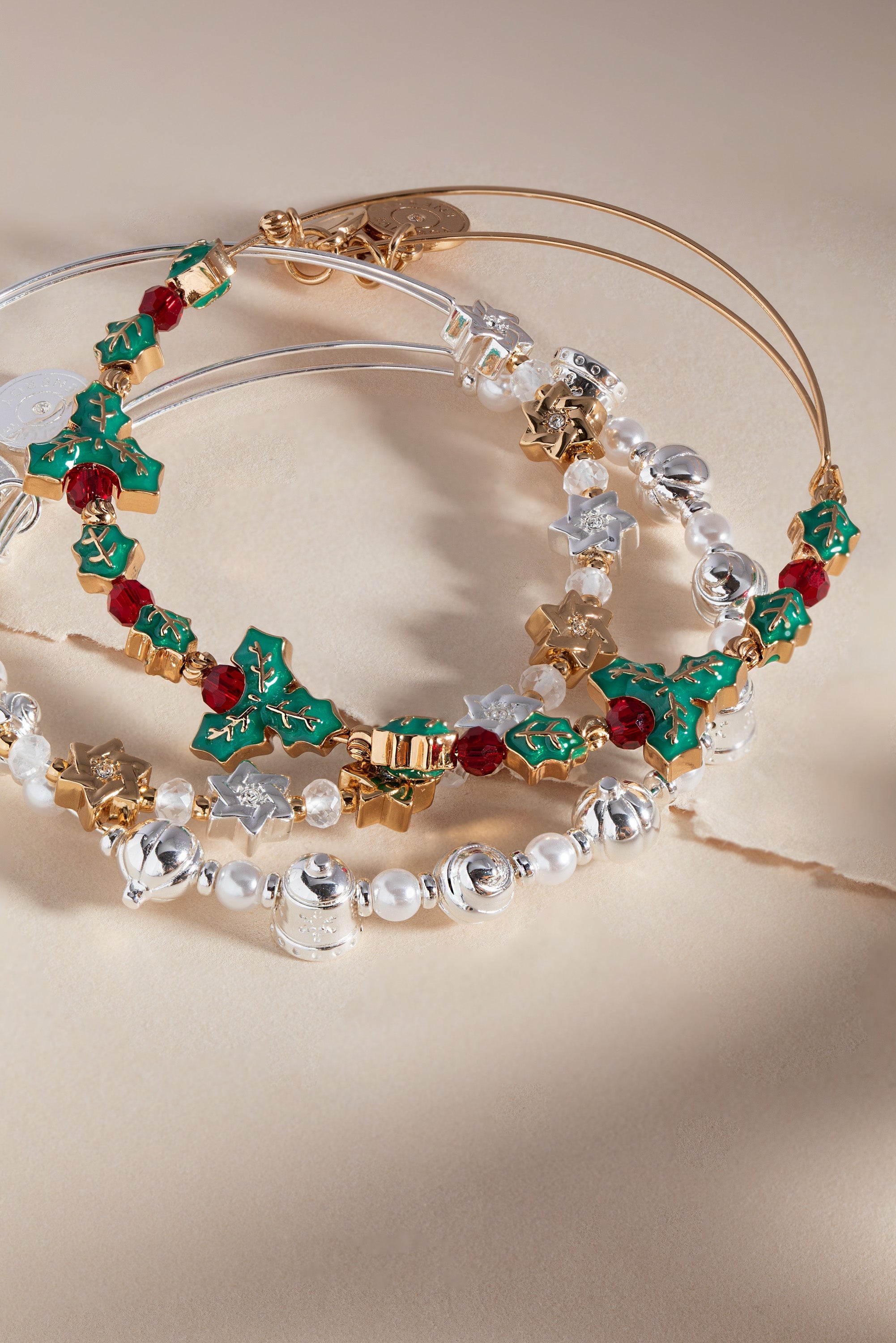 Star Of David Beaded Bangle