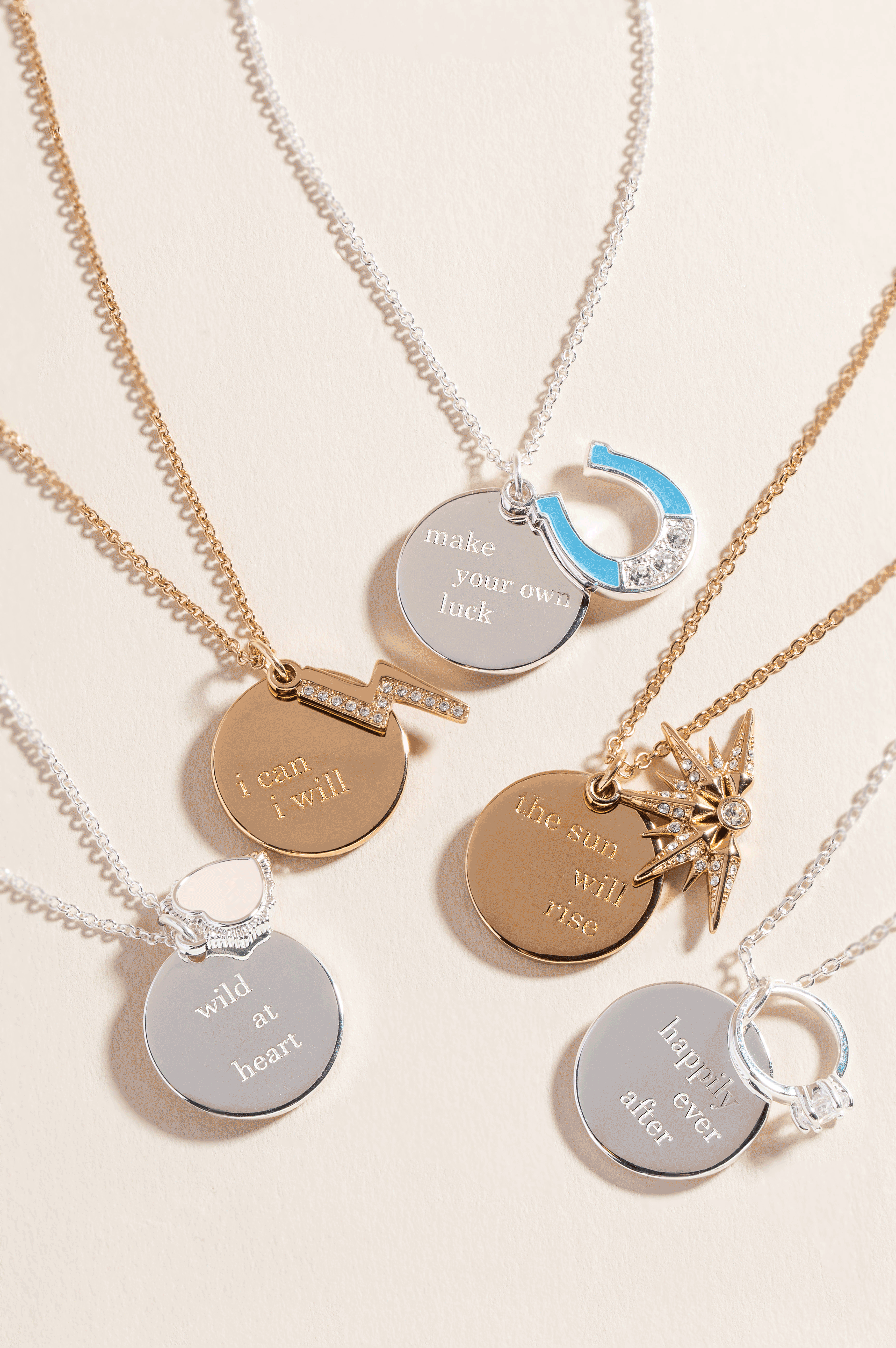 “wild At Heart” Duo Charm Pendant Necklace
