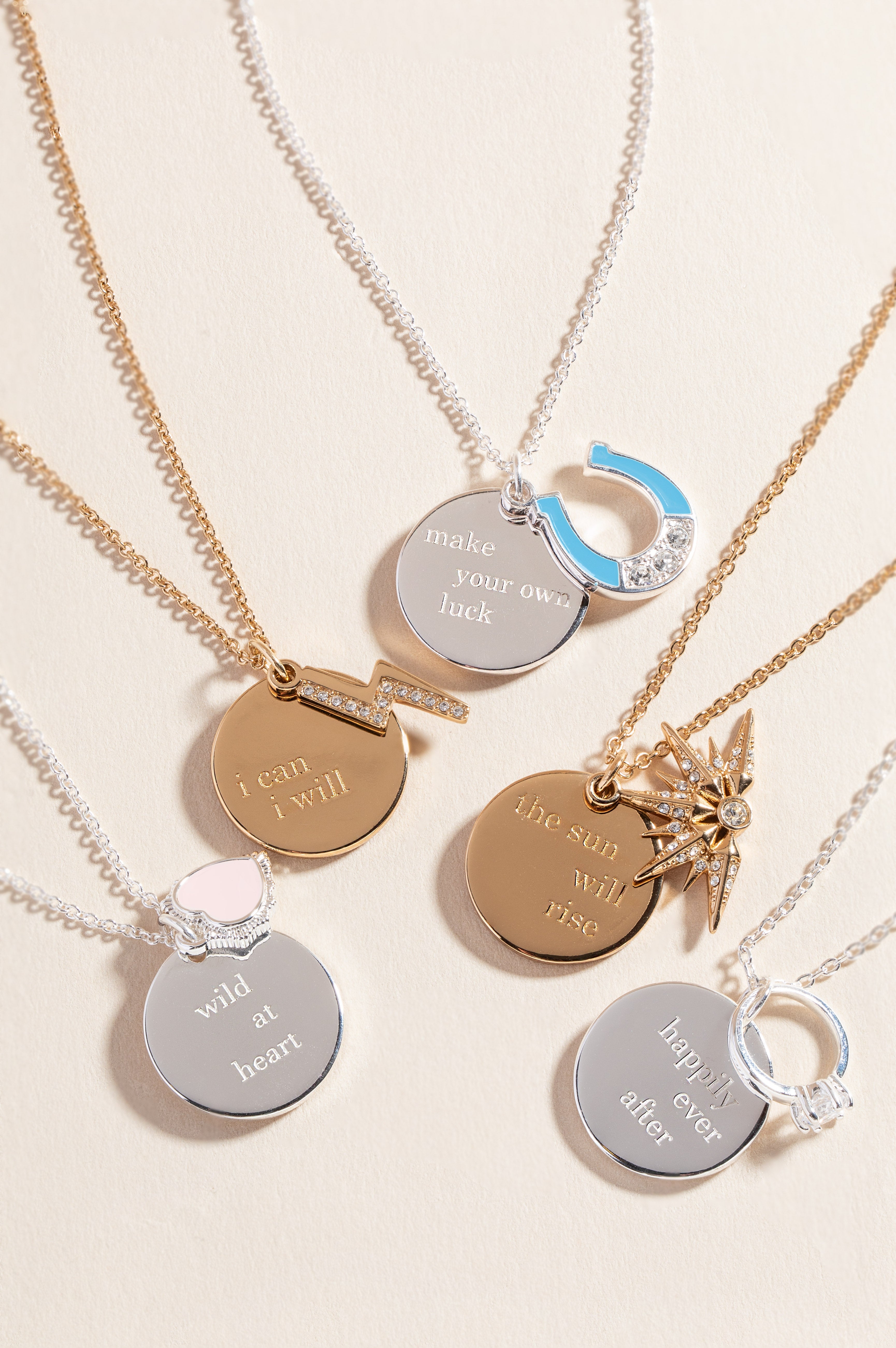 “wild At Heart” Duo Charm Pendant Necklace