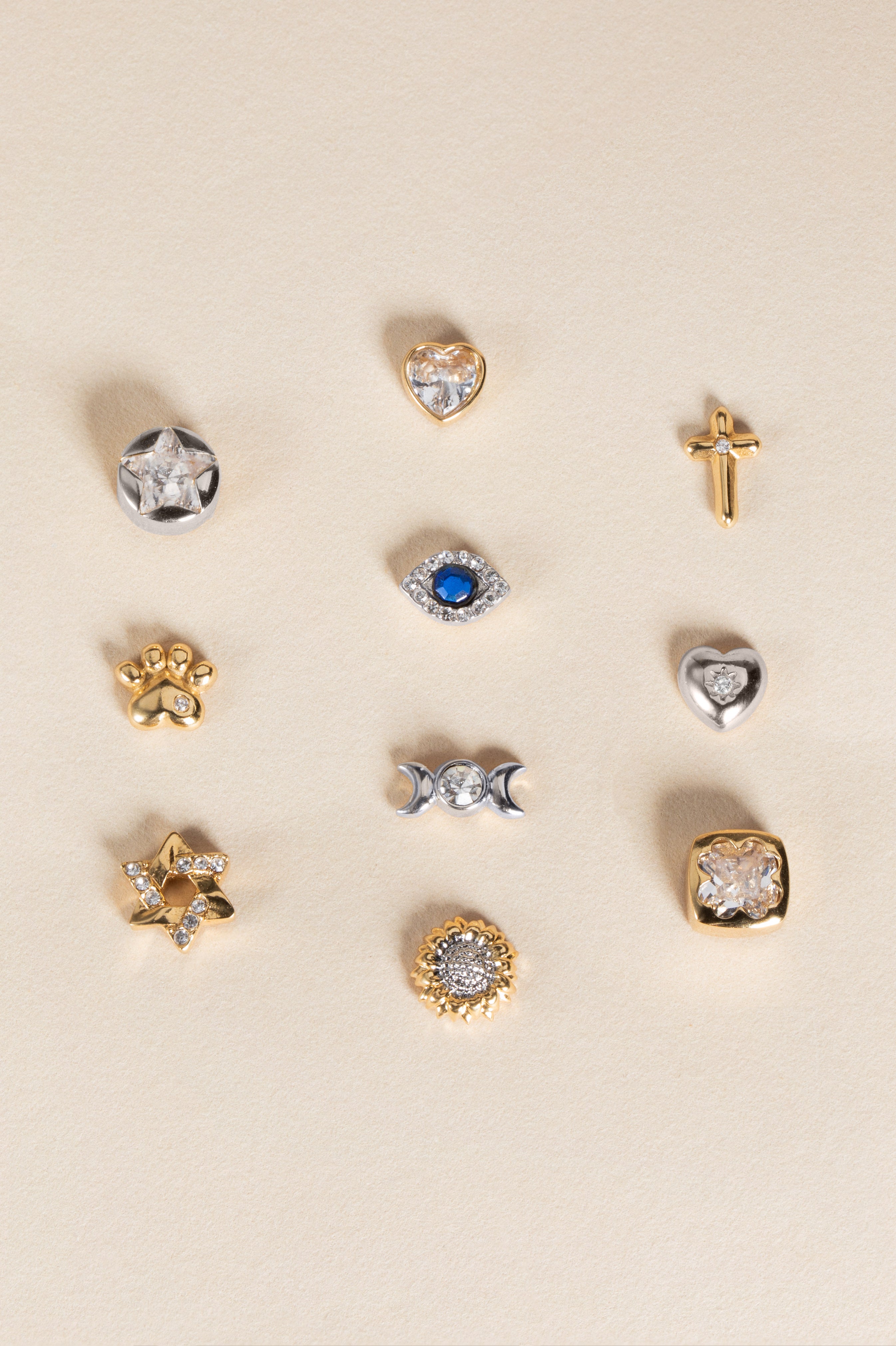 Star Of David Mini Stud Earrings