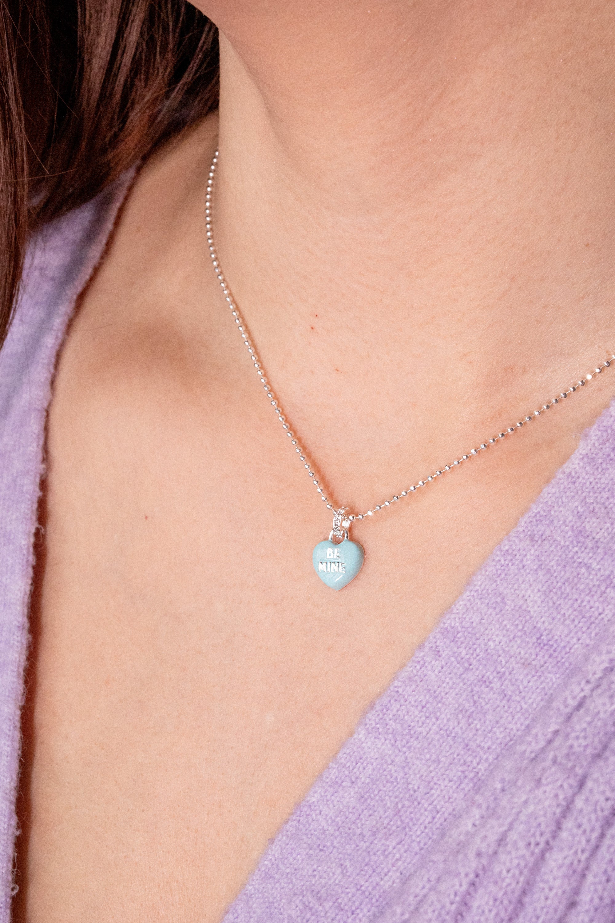 Sweethearts® 'be Mine' Pendant Charm Necklace